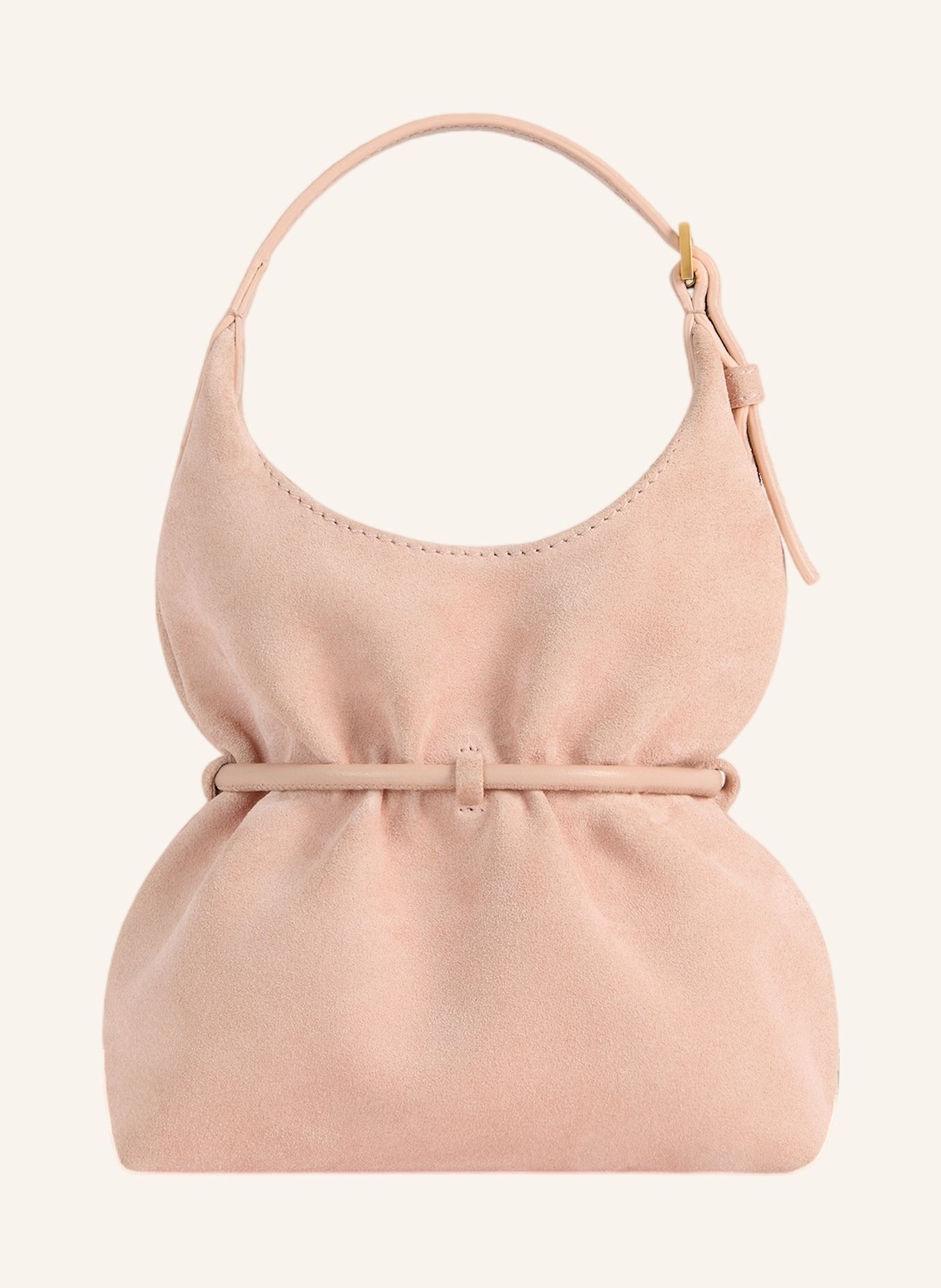 BALMAIN Mini-Tasche SPHYNX aus Wildleder: ROSA