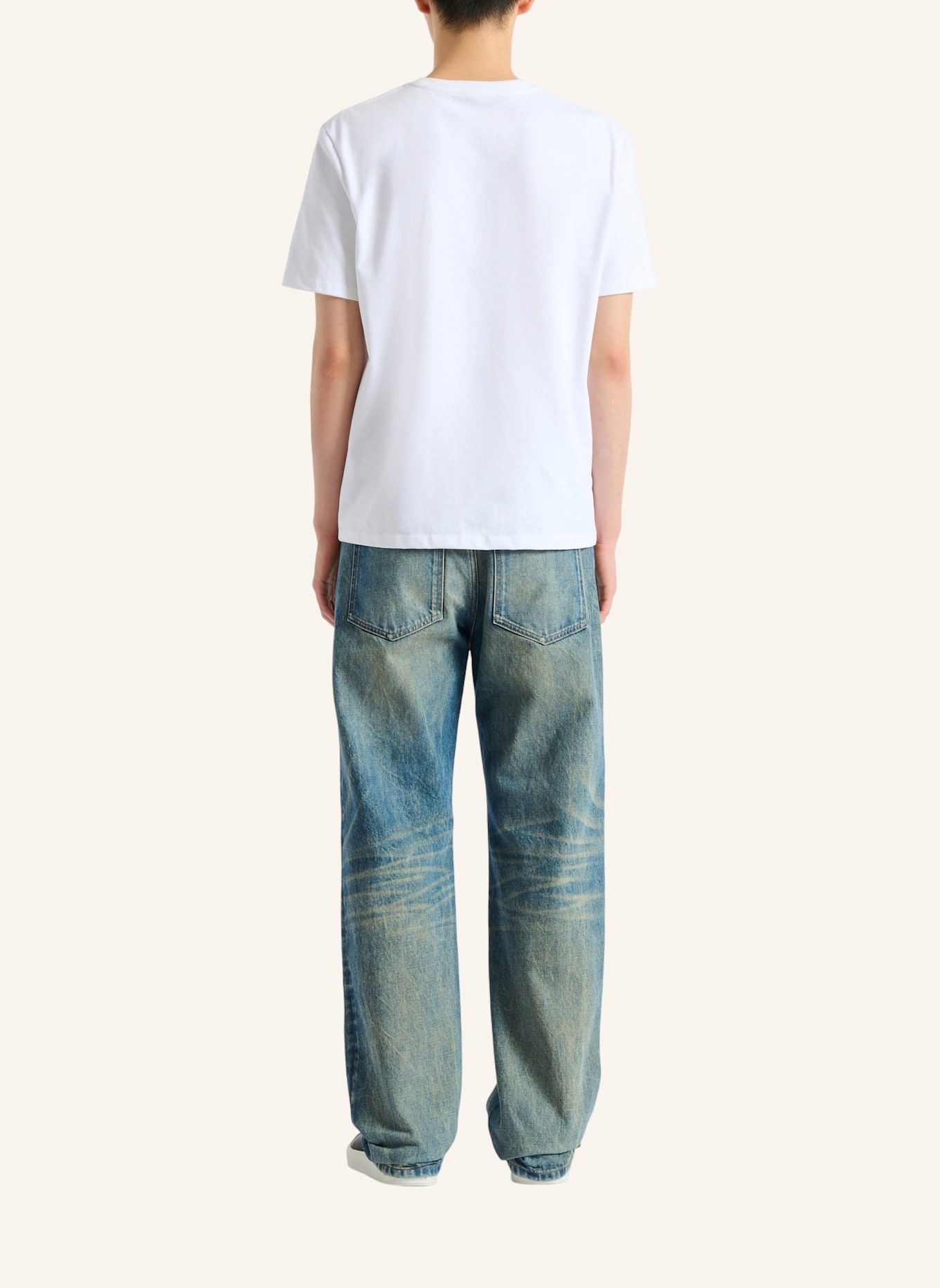 BALMAIN 2er-Pack Balmain Vintage T-Shirts: WEISS