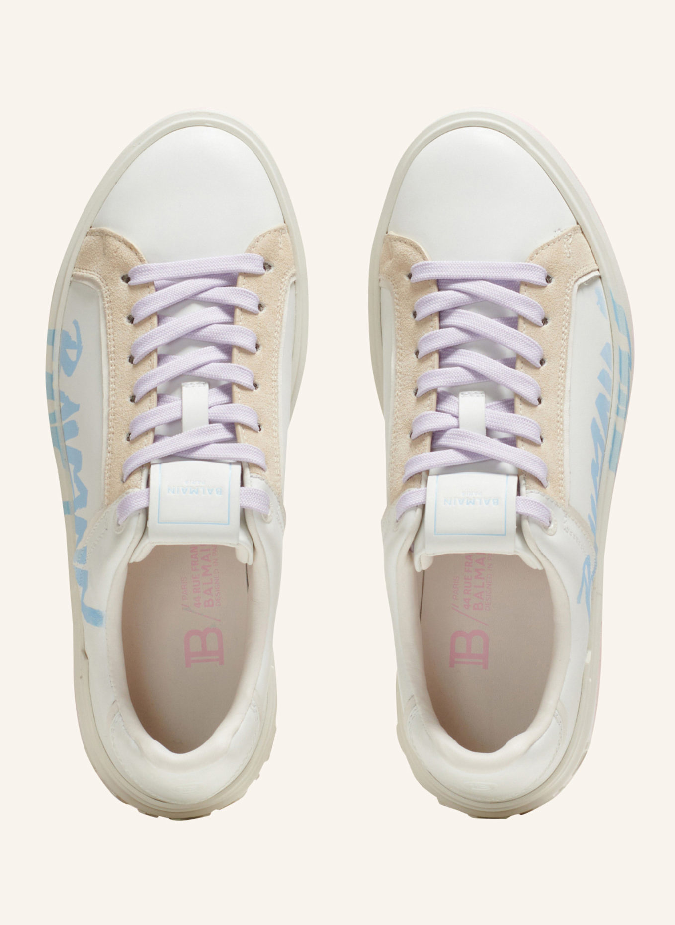 BALMAIN Sneaker B-COURT, Farbe: WEISS (Bild 3)