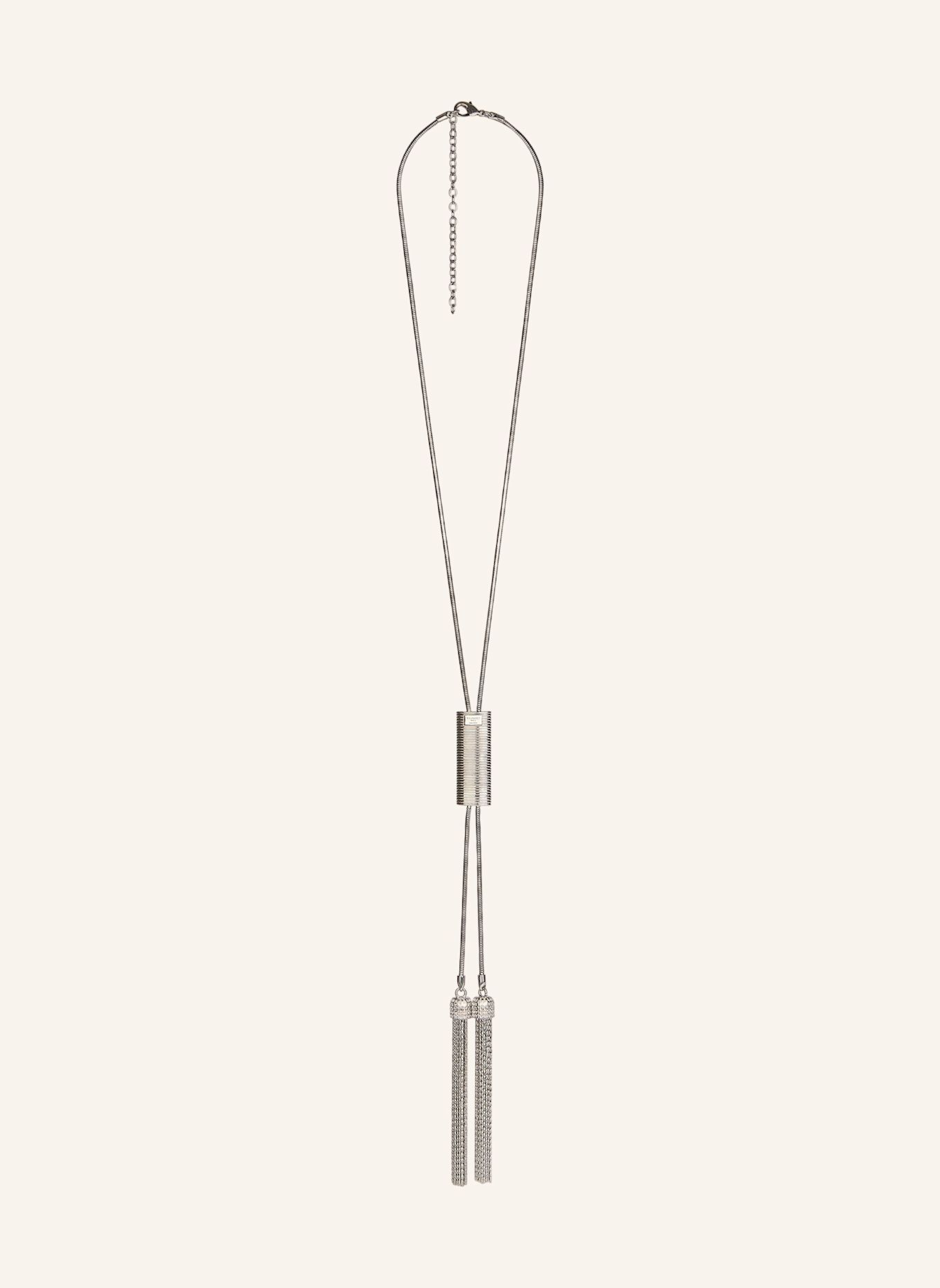 BALMAIN Lange Halskette aus Messing: SILBER