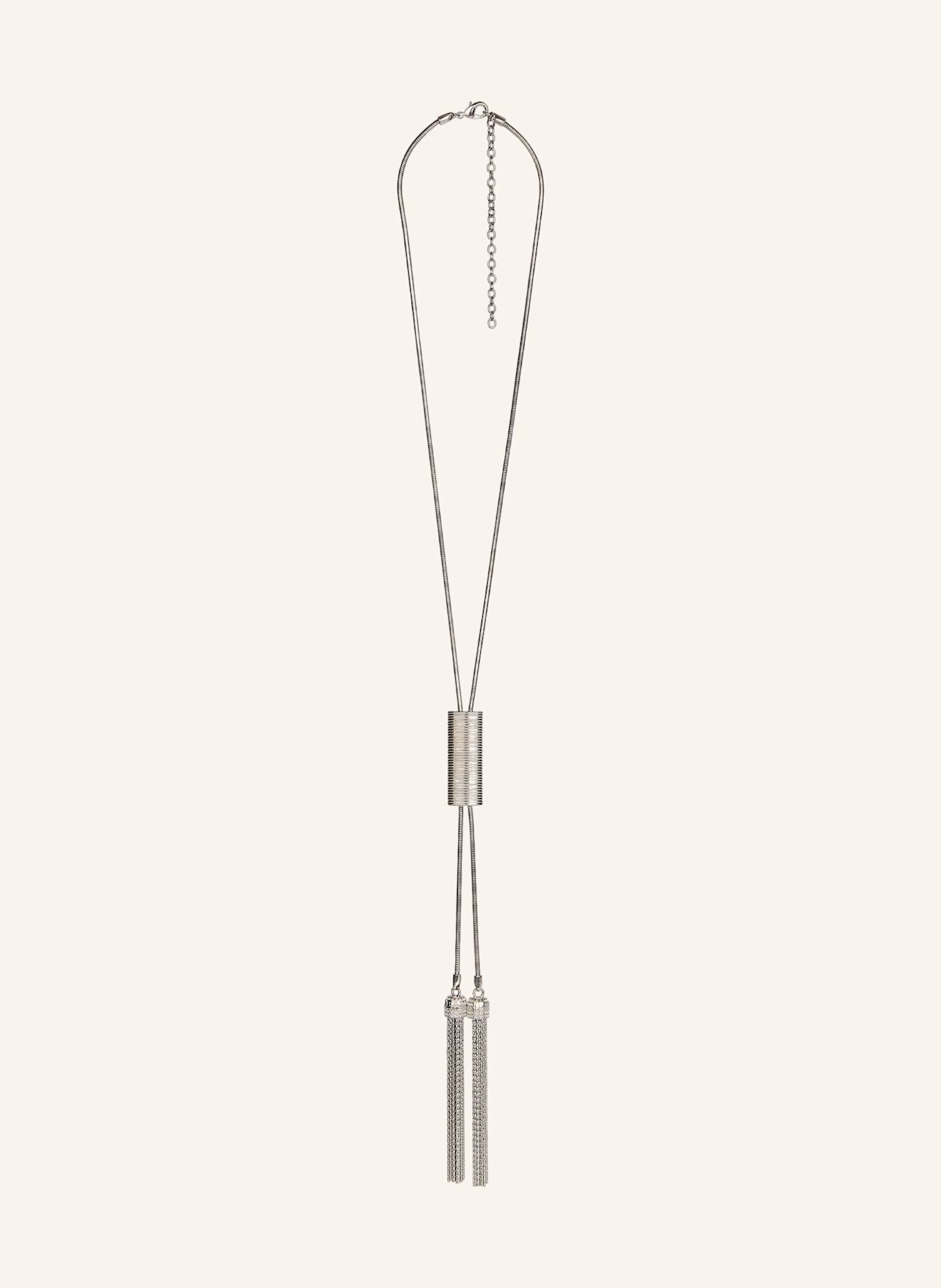 BALMAIN Lange Halskette aus Messing: SILBER