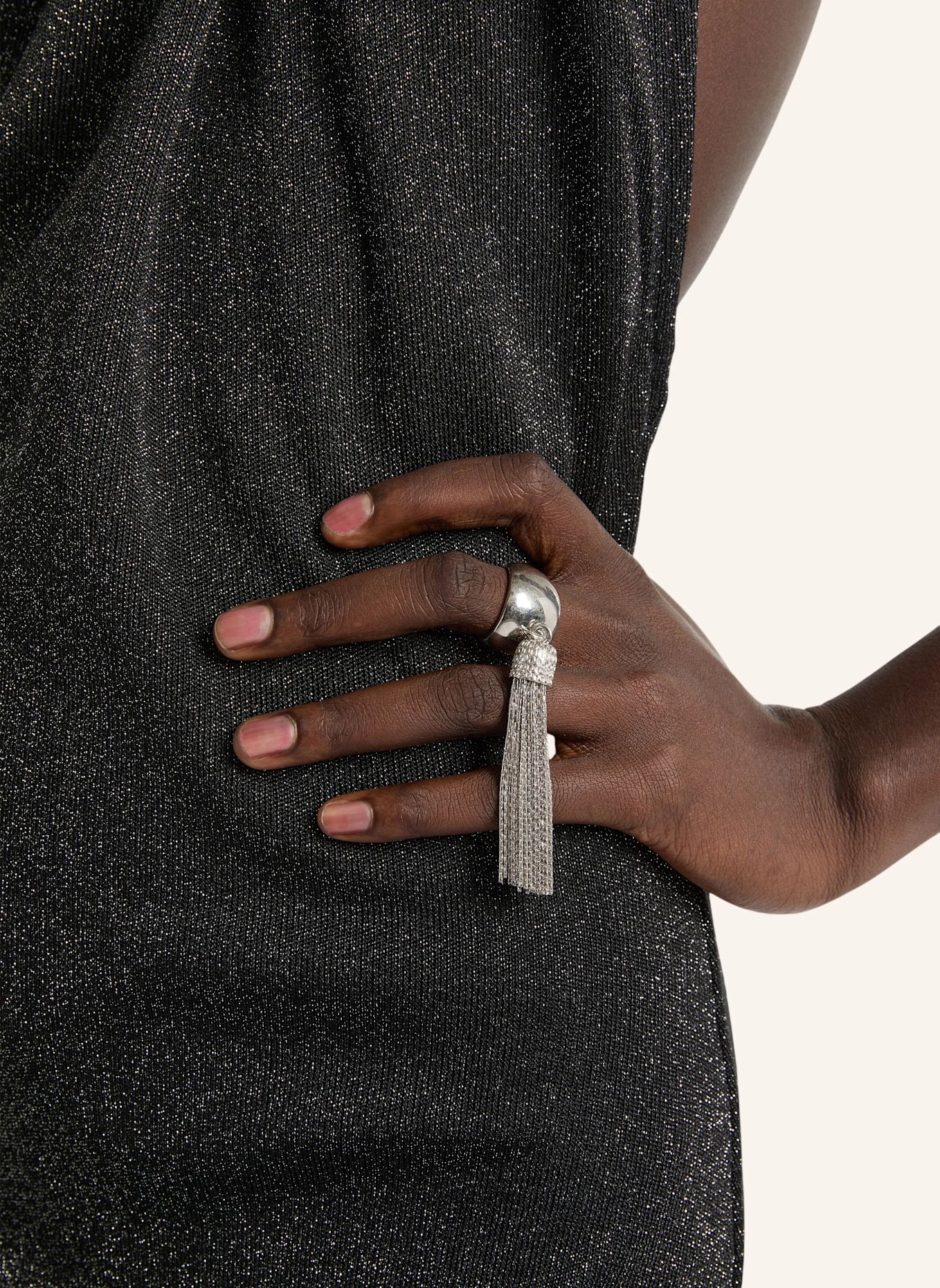 BALMAIN Ring aus Messing: SILBER