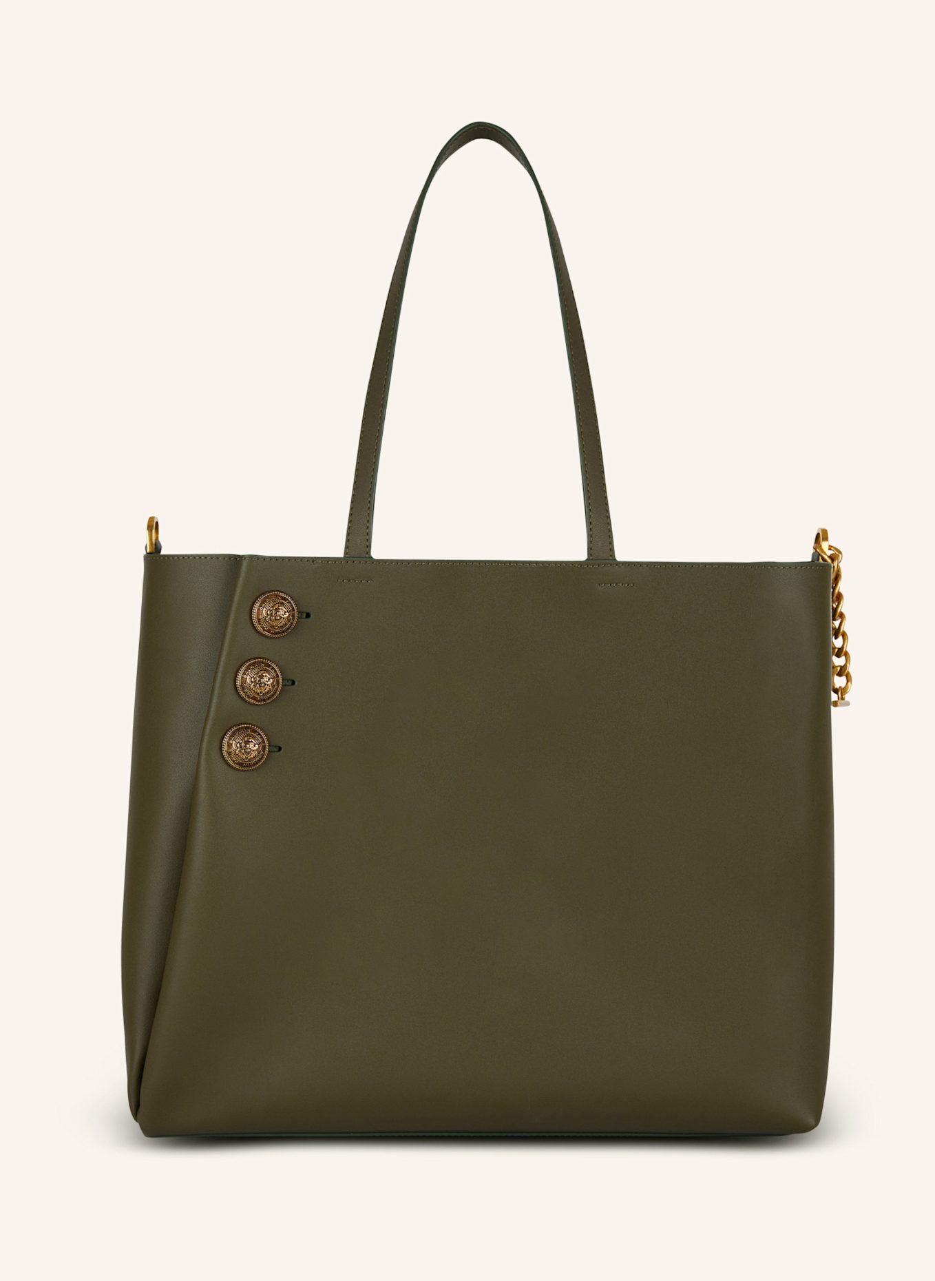 BALMAIN Shopper EMBLÈME, Farbe: KHAKI (Bild 2)