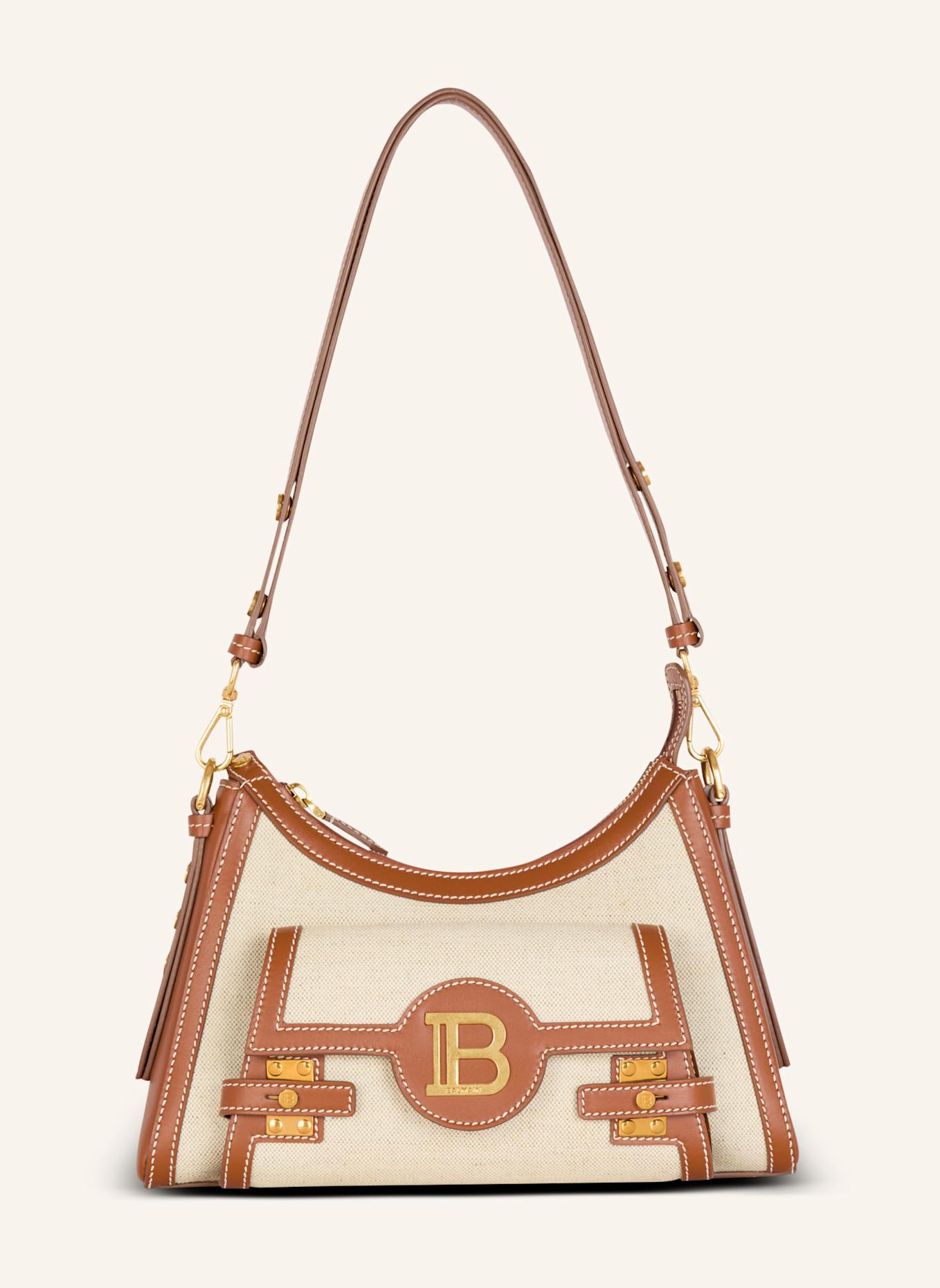 BALMAIN Hobo-Bag B-BUZZ HOBO, Farbe: BEIGE (Bild 1)