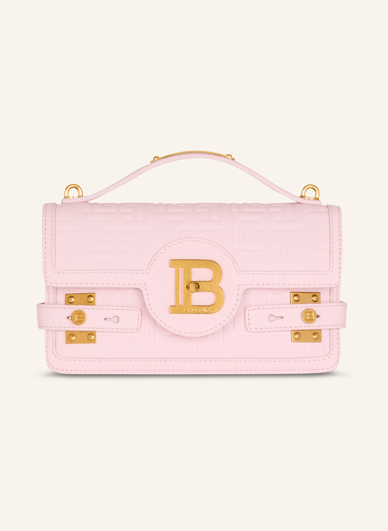 BALMAIN Umhängetasche B-BUZZ SHOULDER 24, Farbe: PINK (Bild 1)