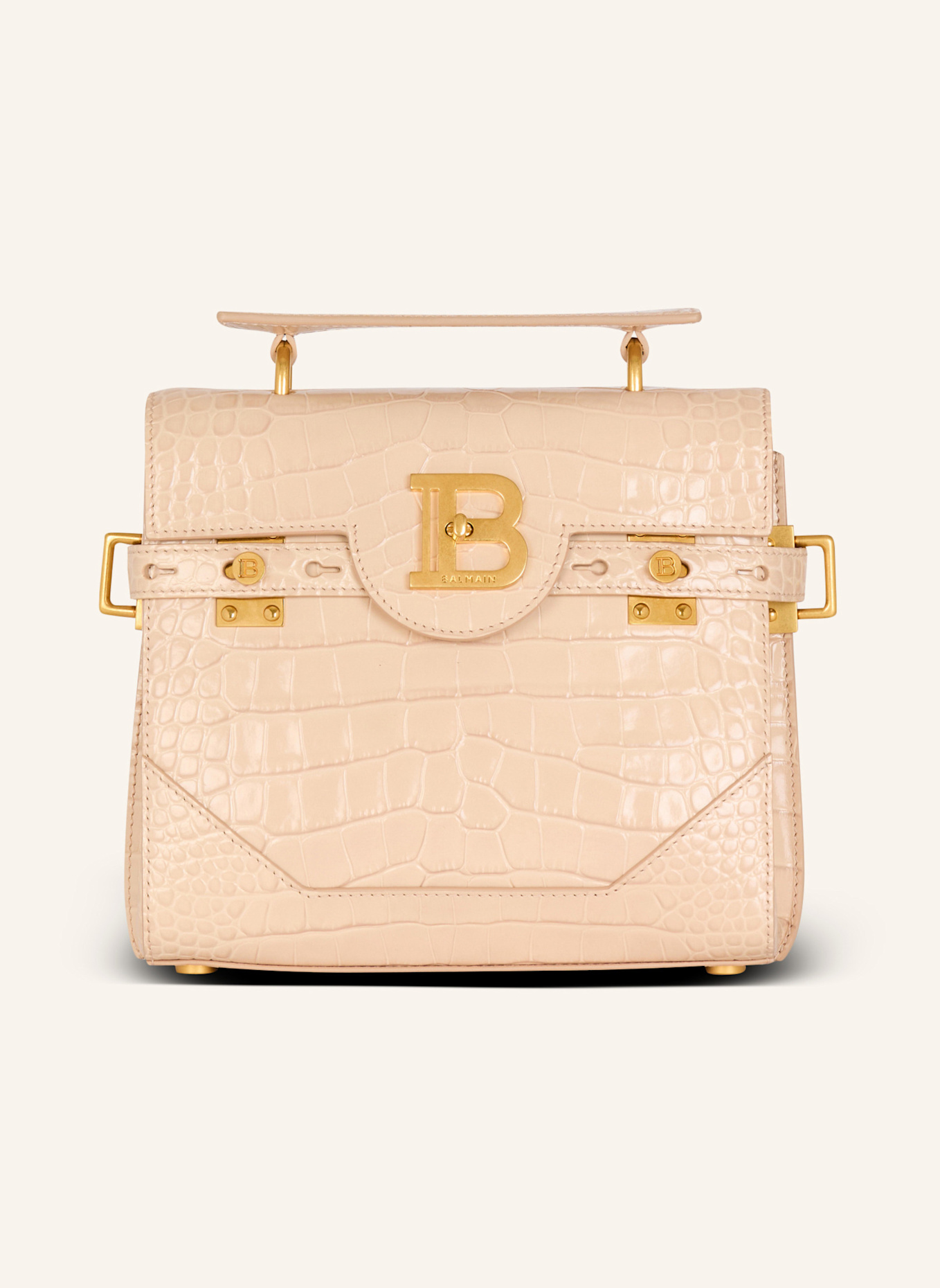 BALMAIN Handtasche B-BUZZ 23, Farbe: BEIGE (Bild 1)