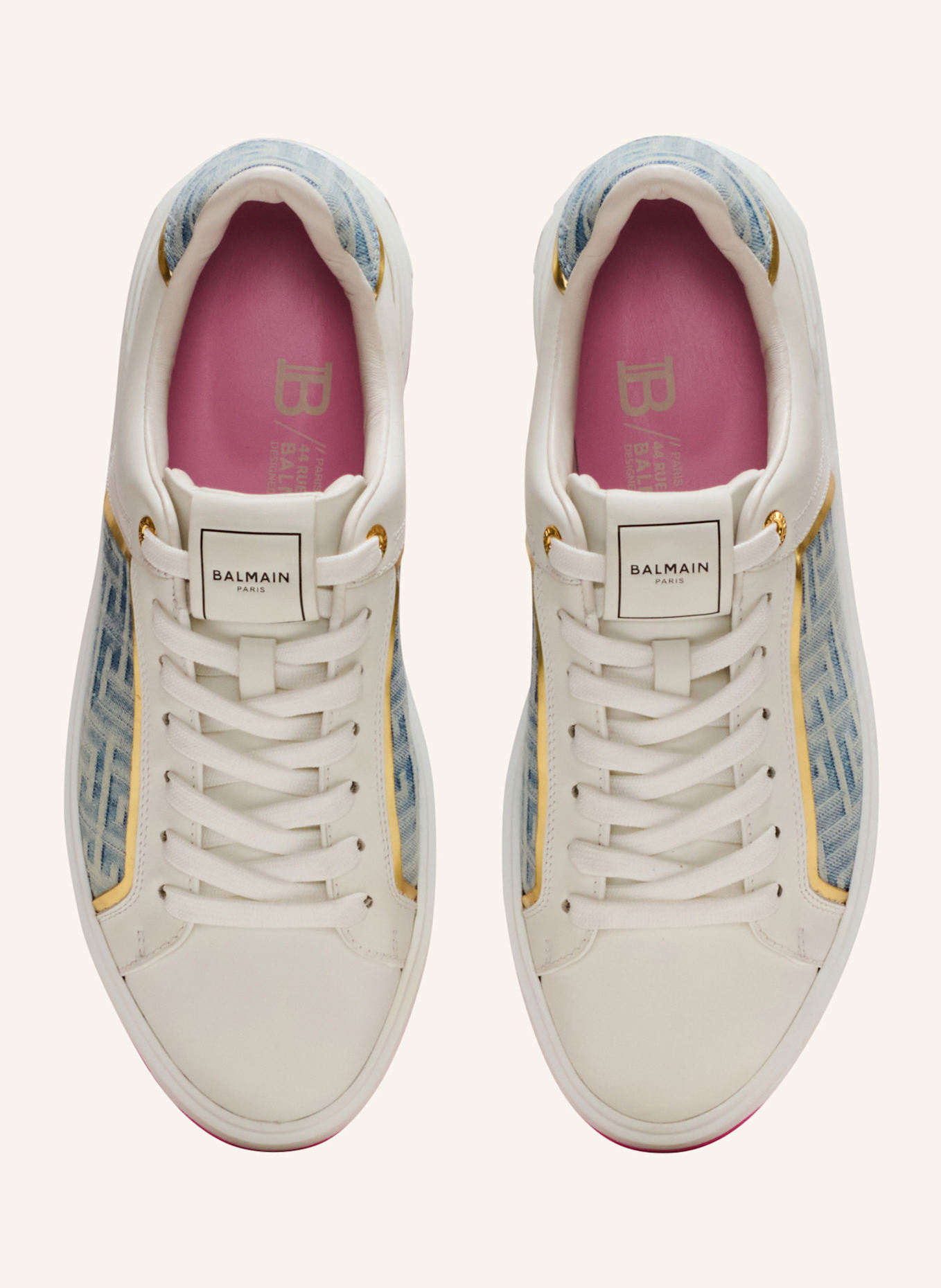 BALMAIN Sneaker B-COURT, Farbe: WEISS (Bild 3)