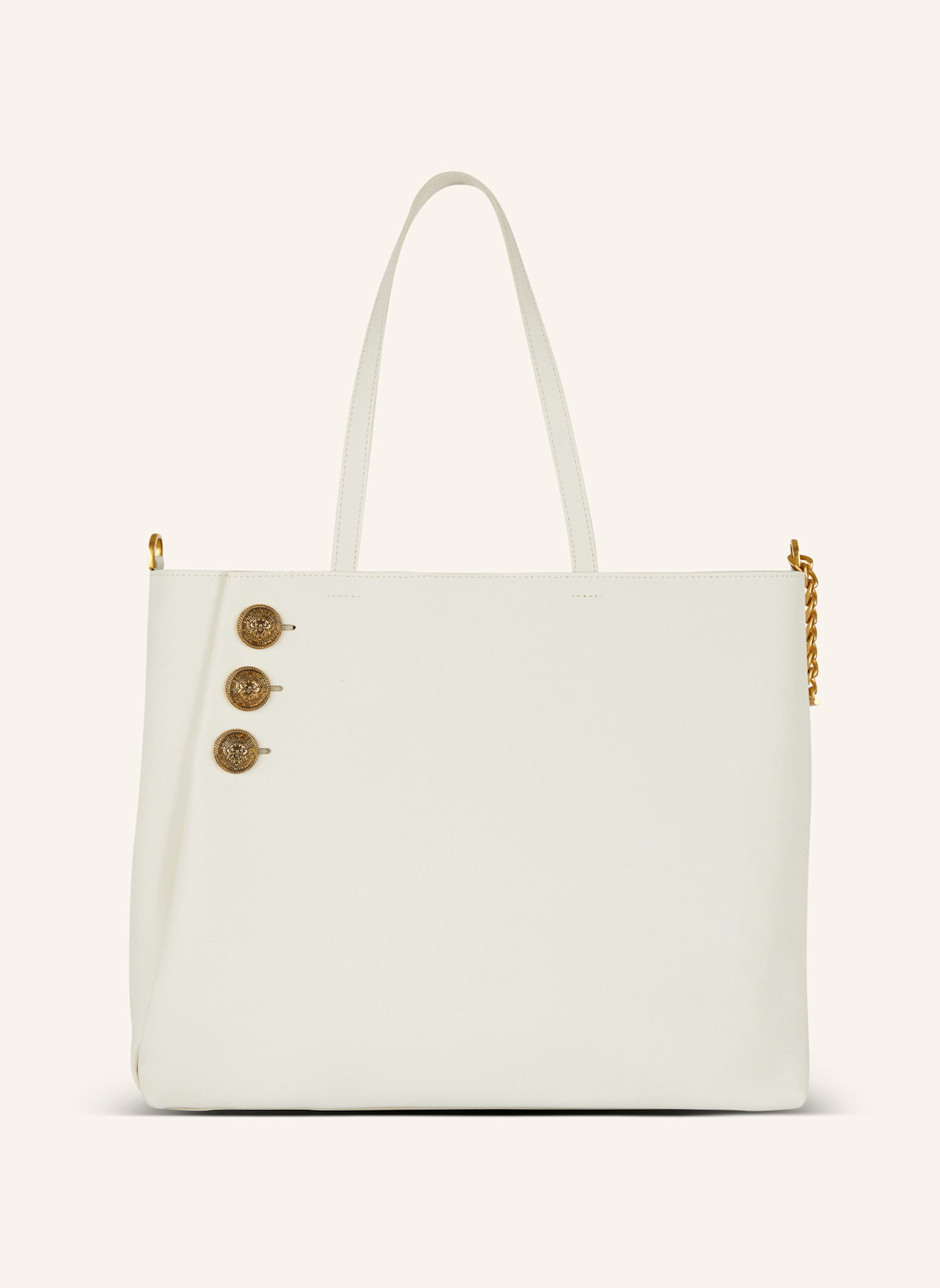 BALMAIN Shopper EMBLÈME, Farbe: WEISS (Bild 2)