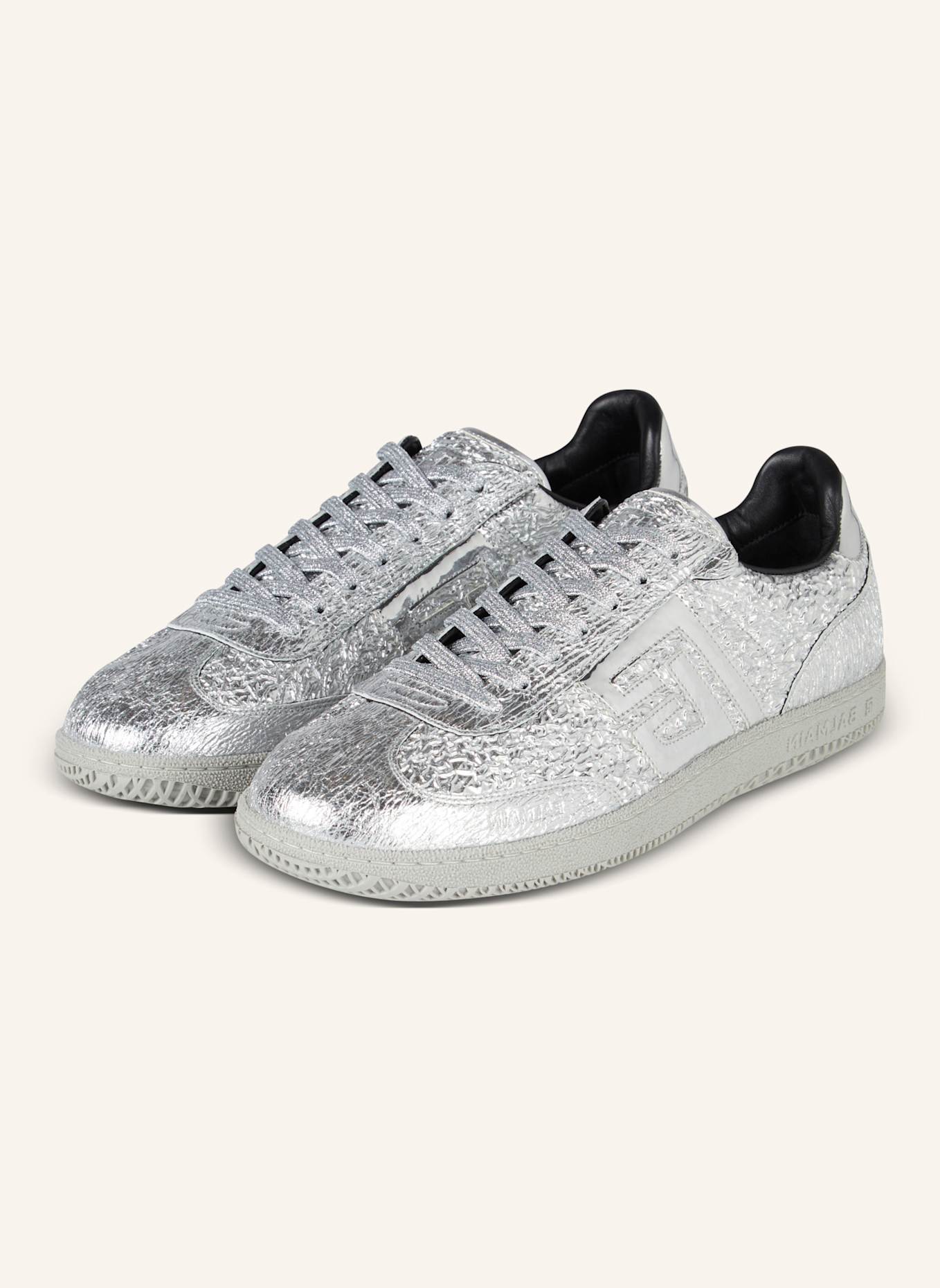 BALMAIN Sneaker BALMAIN SWAN, Farbe: SILBER (Bild 1)