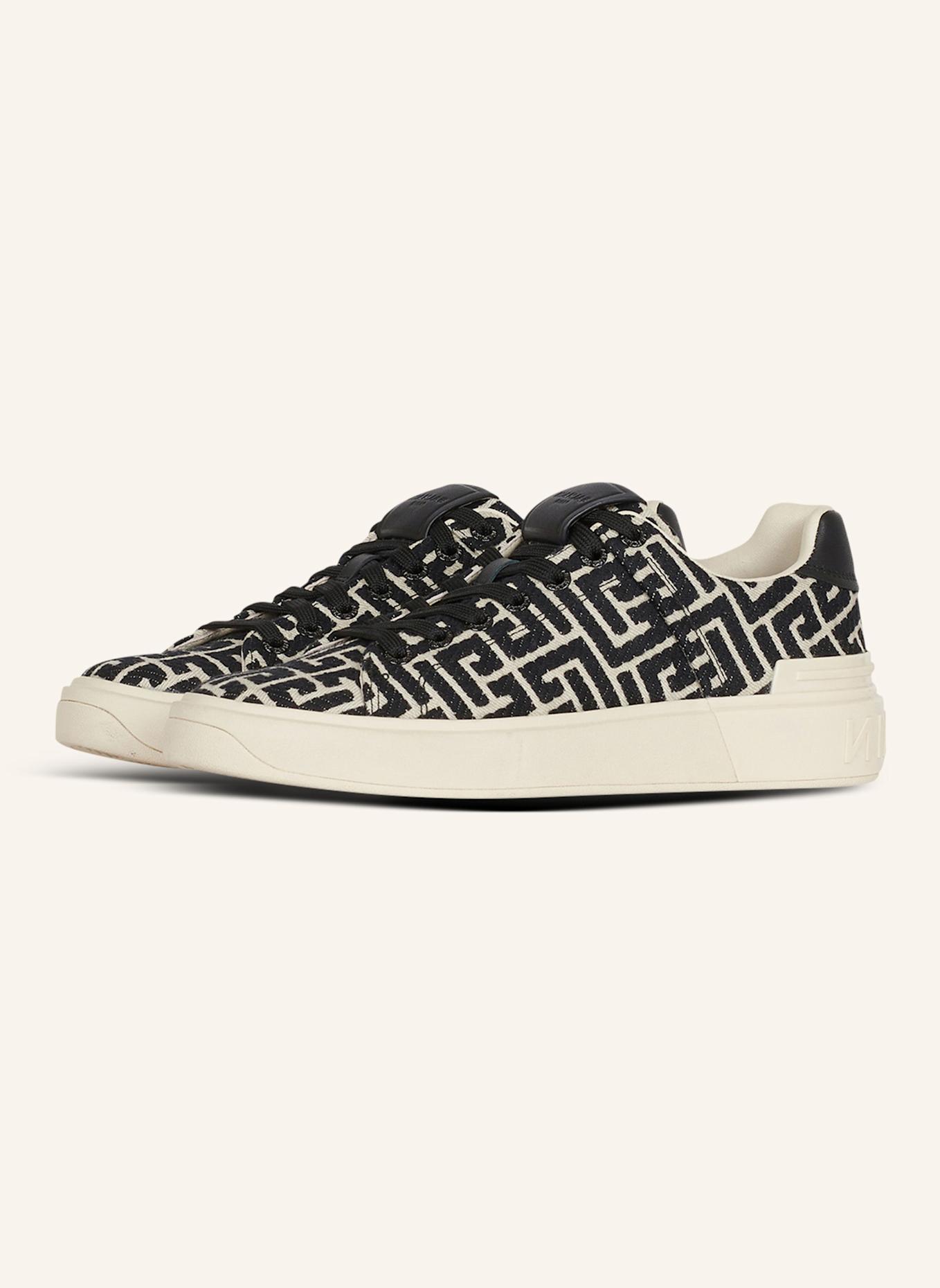 BALMAIN Sneakers B-Court mit Jacquard-Monogramm, Farbe: SCHWARZ (Bild 4)