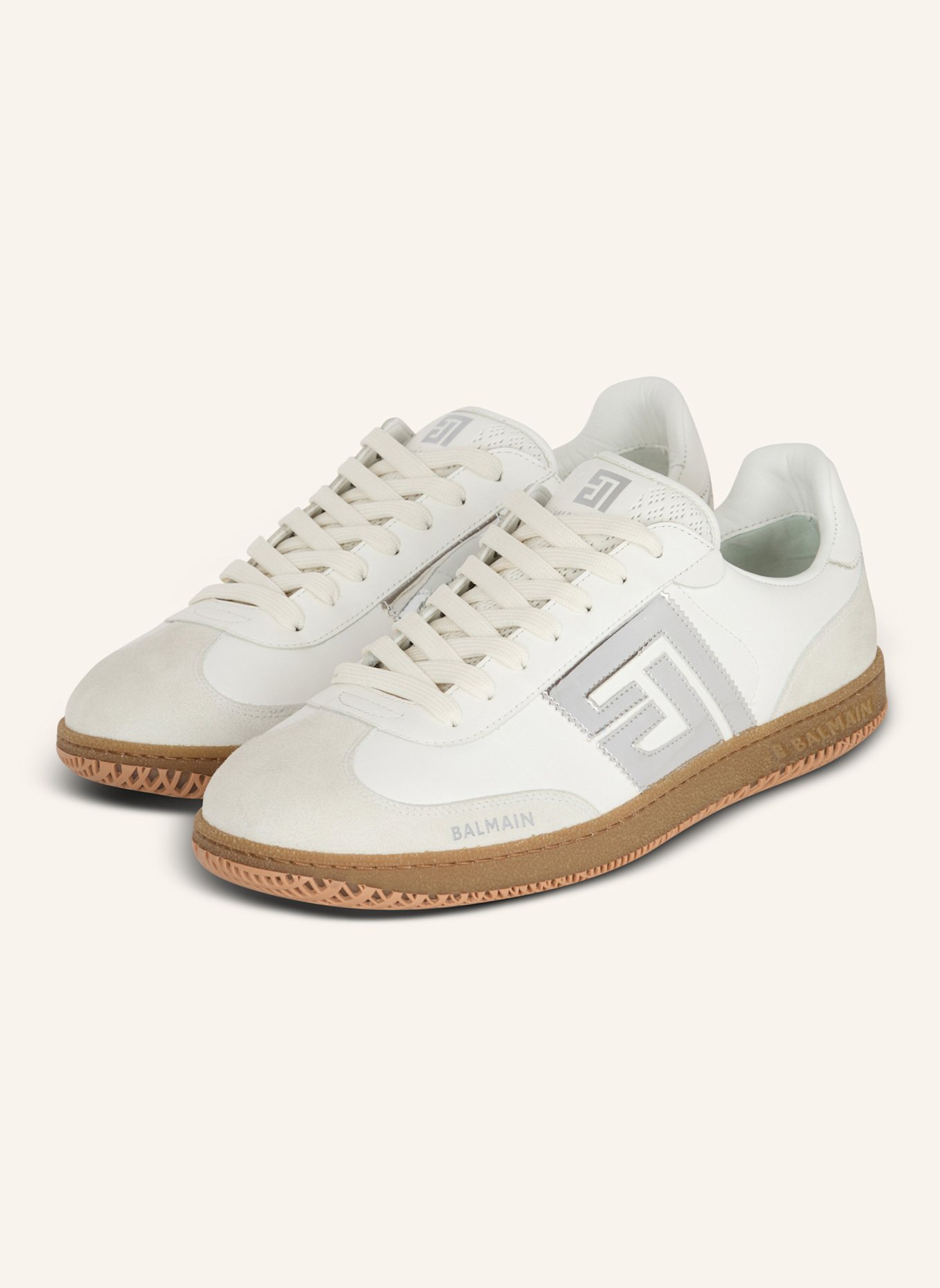 BALMAIN Sneaker BALMAIN SWAN, Farbe: WEISS (Bild 1)