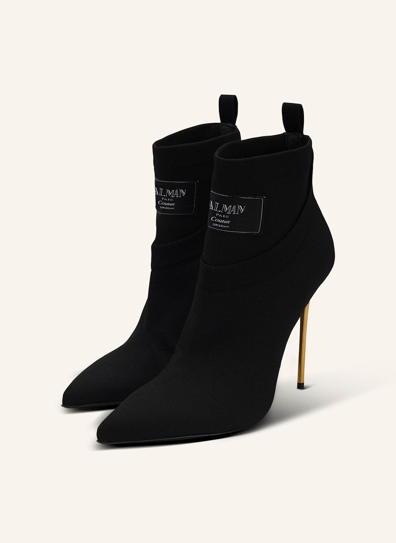 BALMAIN Stiefeletten Crewneck: SCHWARZ