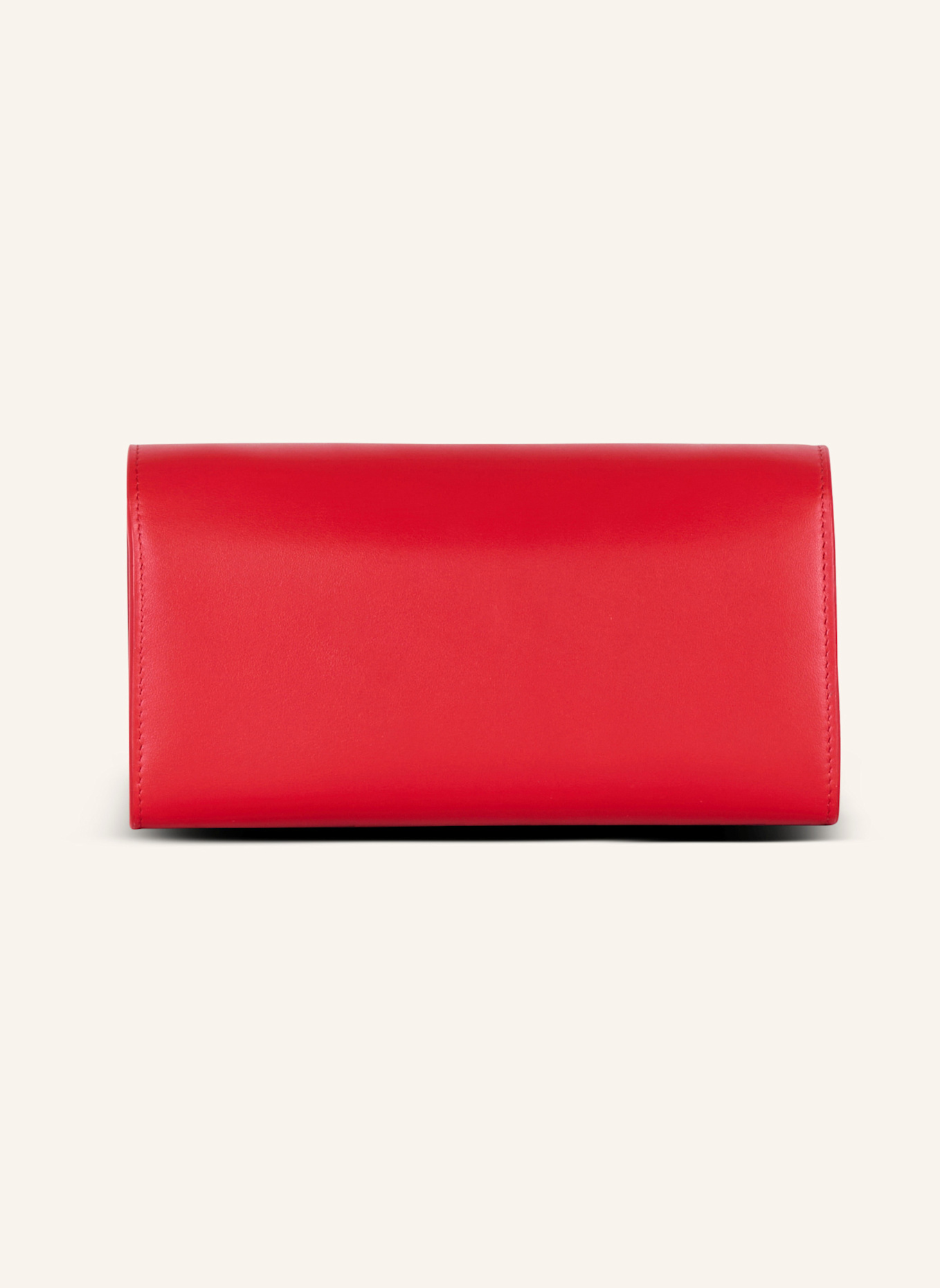 BALMAIN Brieftasche B-Buzz aus Leder: ROT