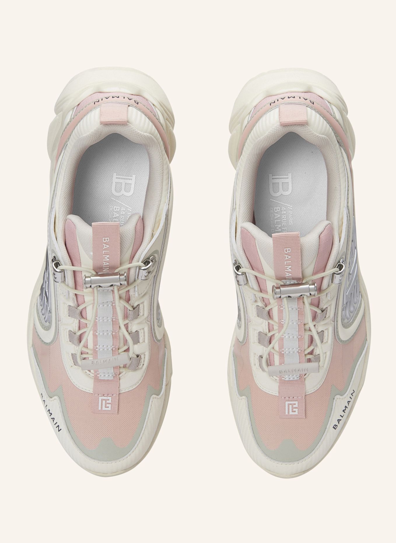 BALMAIN Sneakers Cosmic Dust aus technischen Materialien: KHAKI