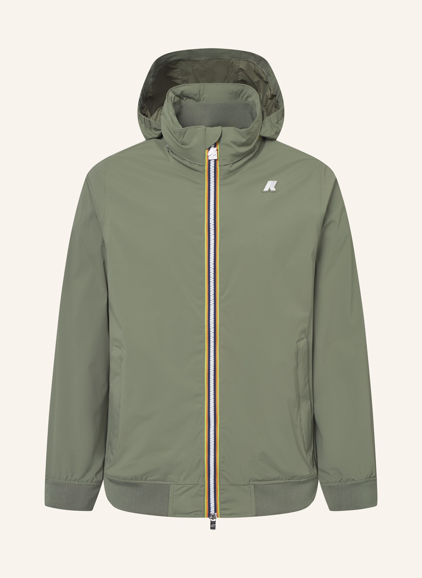 K-WAY Funktionsjacke AMAURY STRETCH NYLON JERSEY: GRÜN