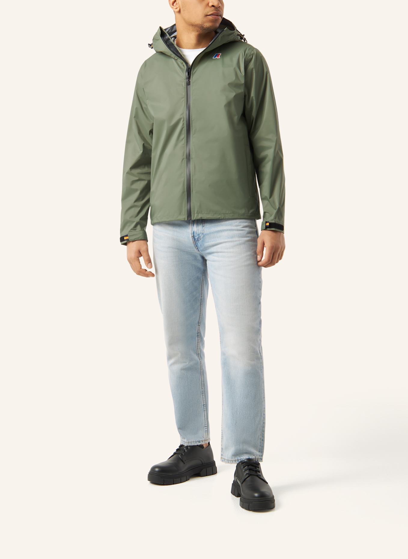 K-WAY Regenjacke CHARMEL TRAVEL: GRÜN