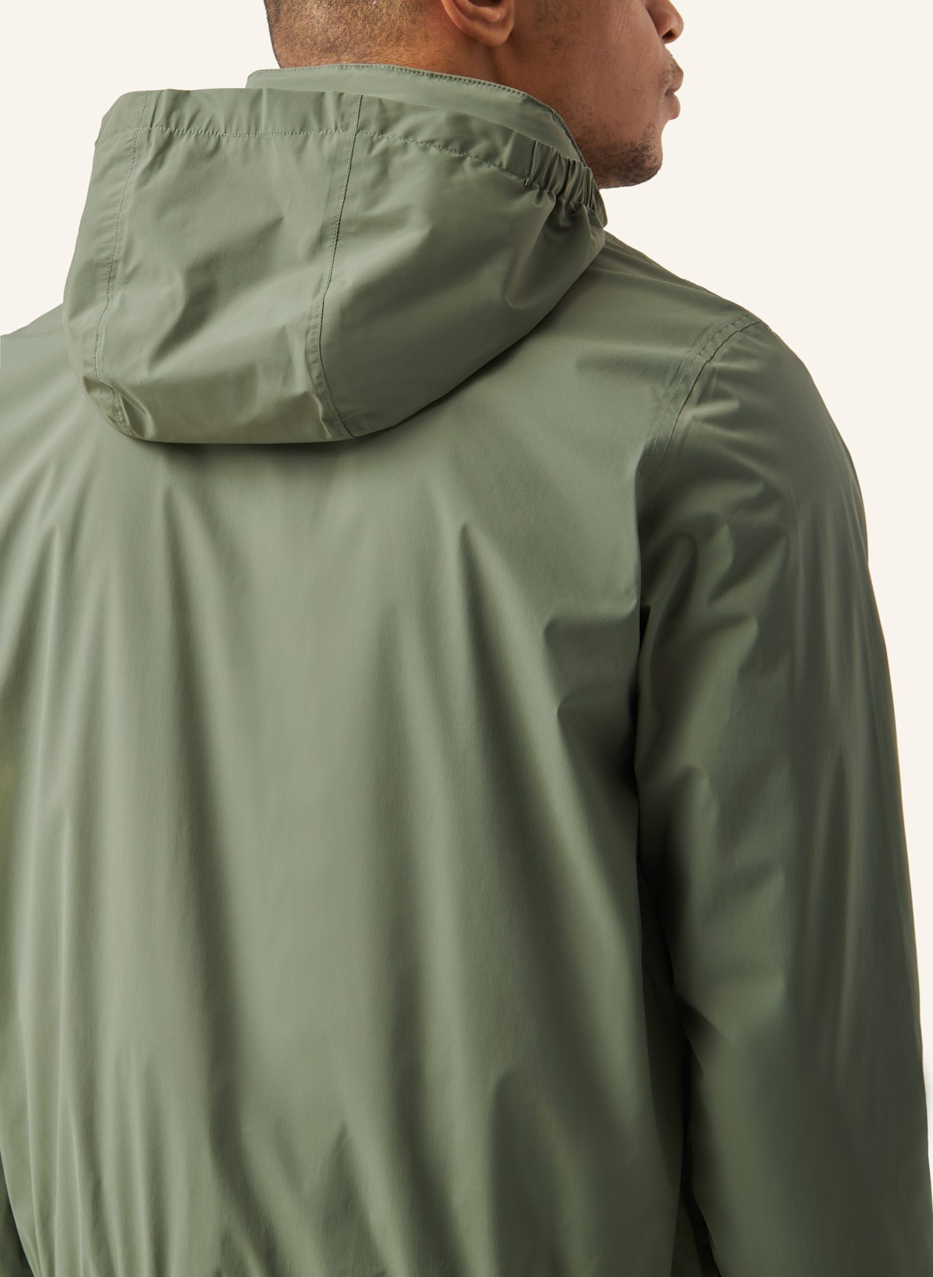 K-WAY Funktionsjacke AMAURY STRETCH NYLON JERSEY: GRÜN