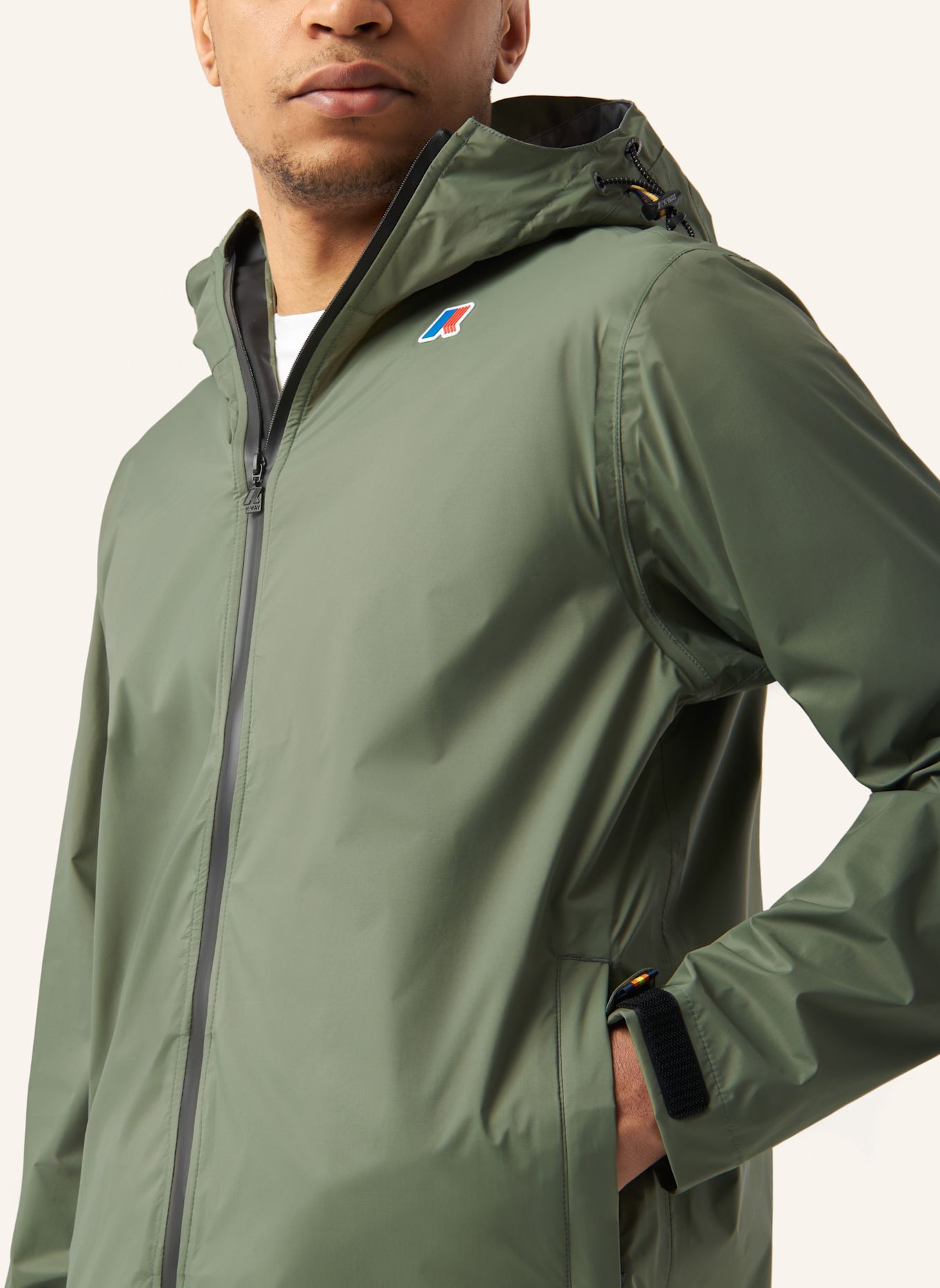 K-WAY Regenjacke CHARMEL TRAVEL: GRÜN