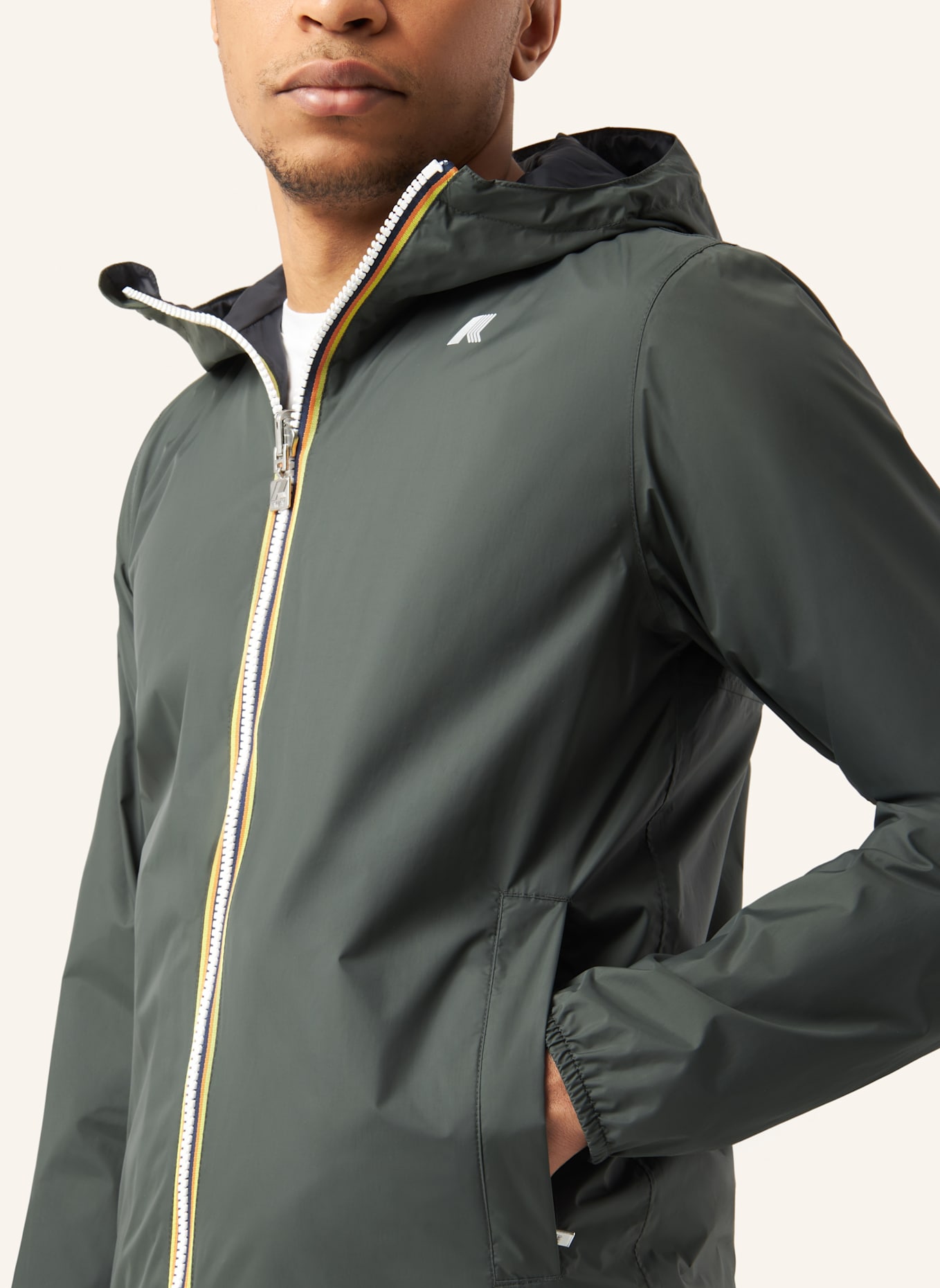 K-WAY Funktionsjacke JAKE PLUS.2 DOUBLE: GRÜN