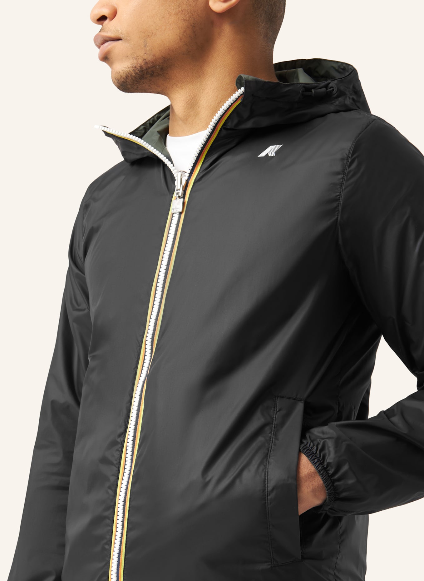 K-WAY Funktionsjacke JAKE PLUS.2 DOUBLE: GRÜN