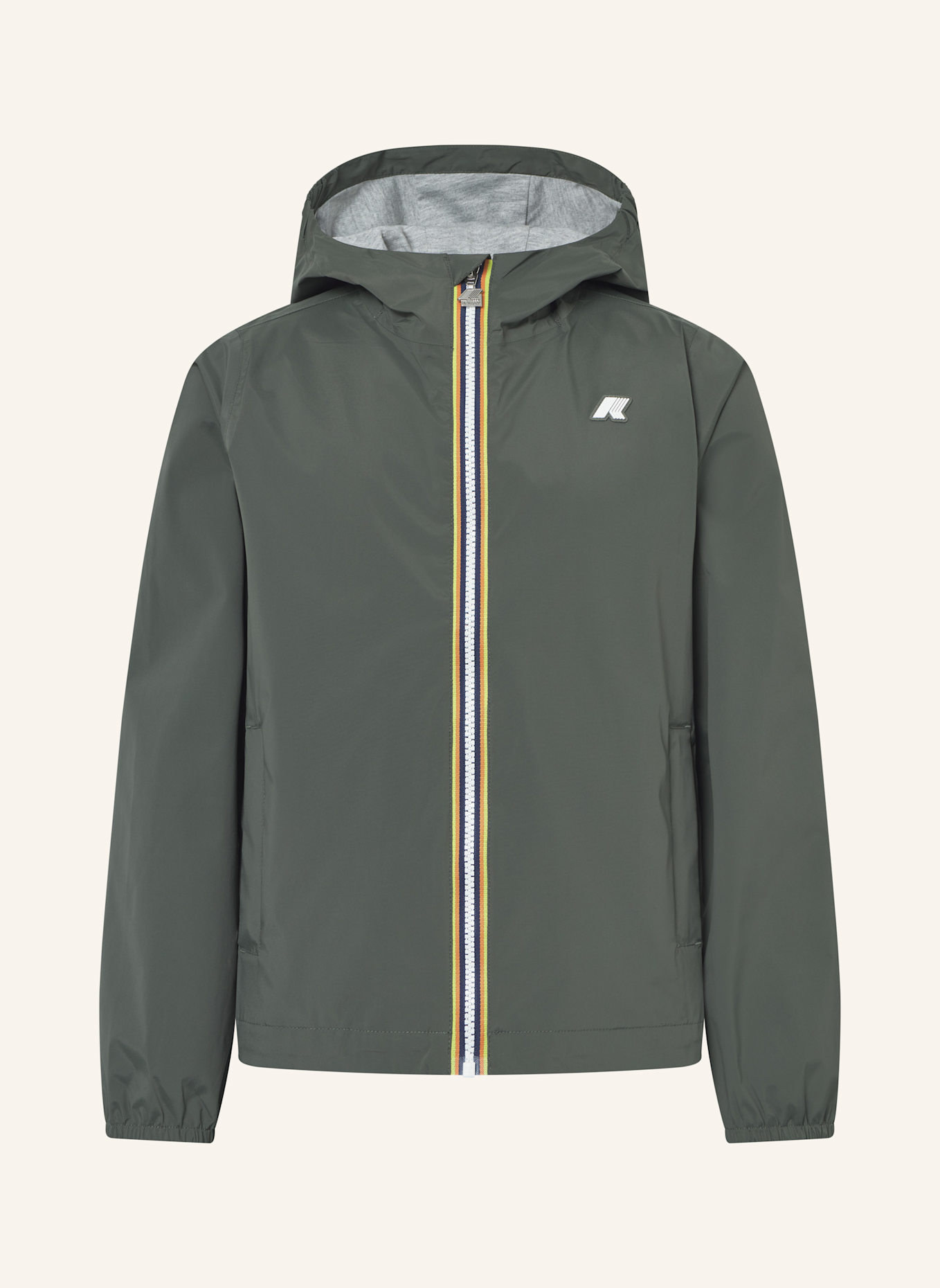 K-WAY Funktionsjacke P. JACK STRETCH NYLON JERSEY: DUNKELGRÜN