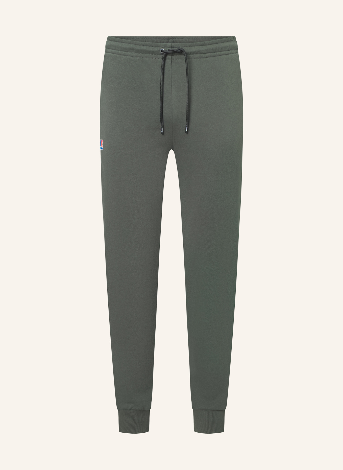 K-WAY Sweatpants LE VRAI BISHOP POLY COTTON: DUNKELGRÜN