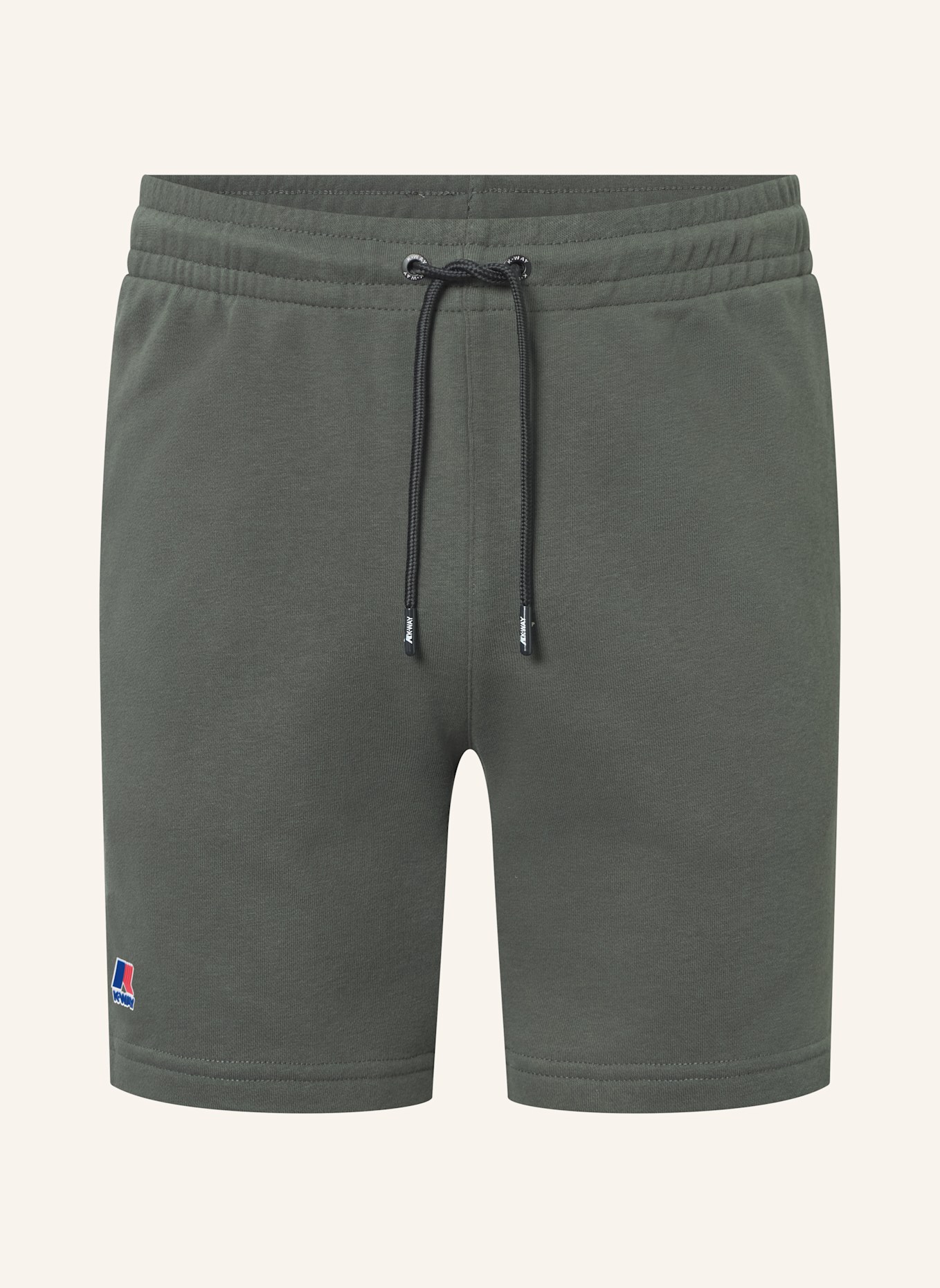 K-WAY Sweatshorts LE VRAI DORIAN POLY COTTON: DUNKELGRÜN