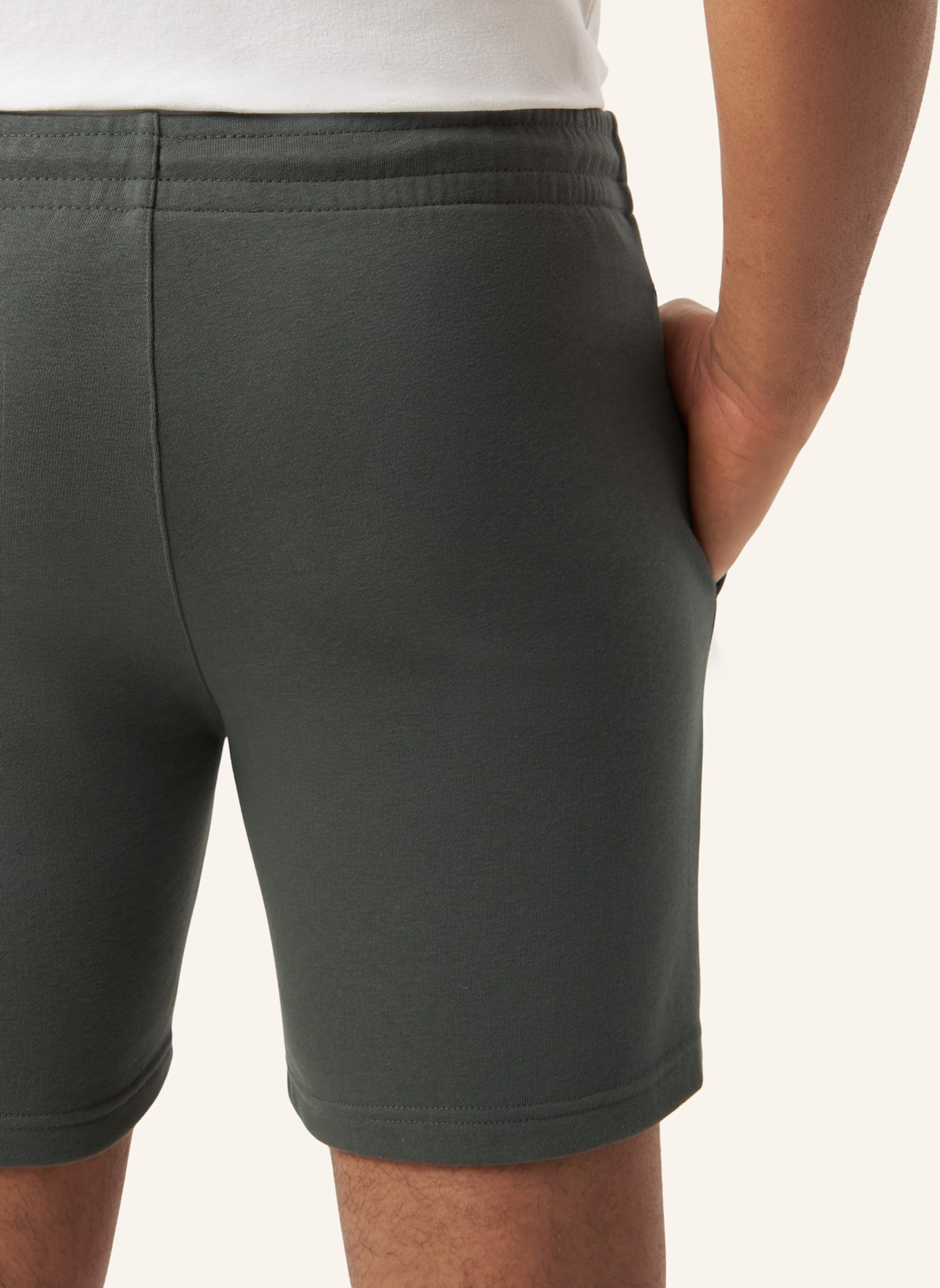 K-WAY Sweatshorts LE VRAI DORIAN POLY COTTON: DUNKELGRÜN