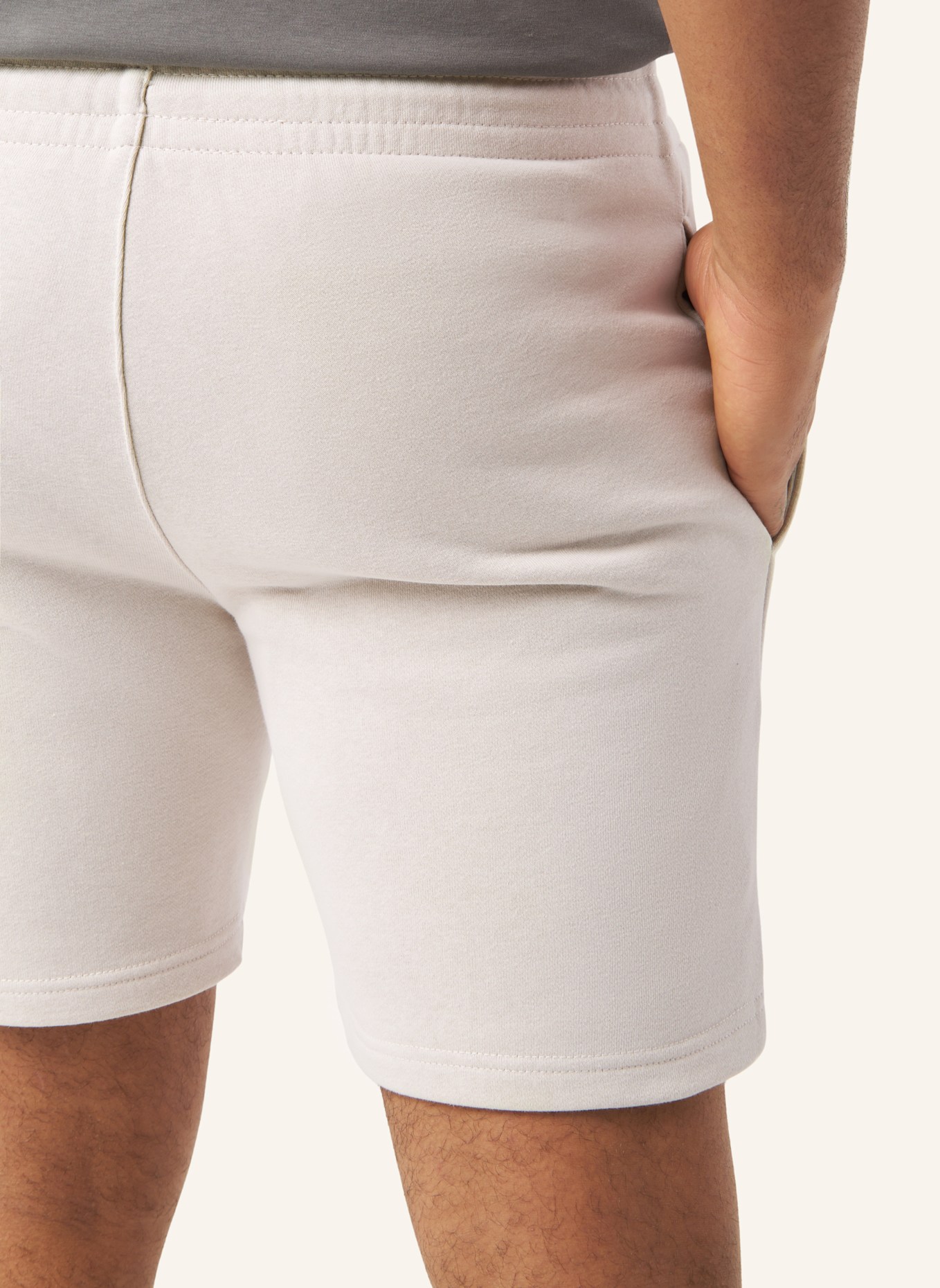 K-WAY Sweatshorts LE VRAI DORIAN POLY COTTON: BEIGE