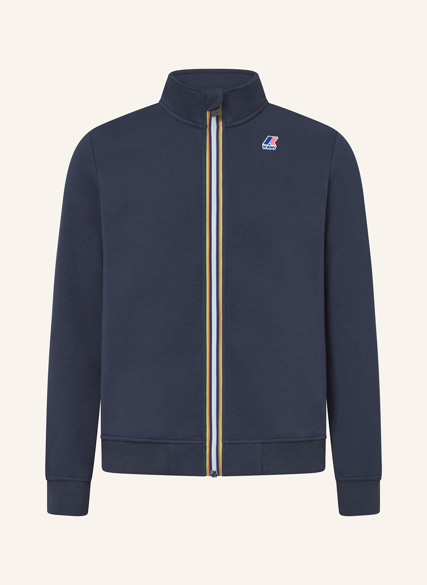 K-WAY Sweatjacke AUGUR POLY COTTON: BLAU