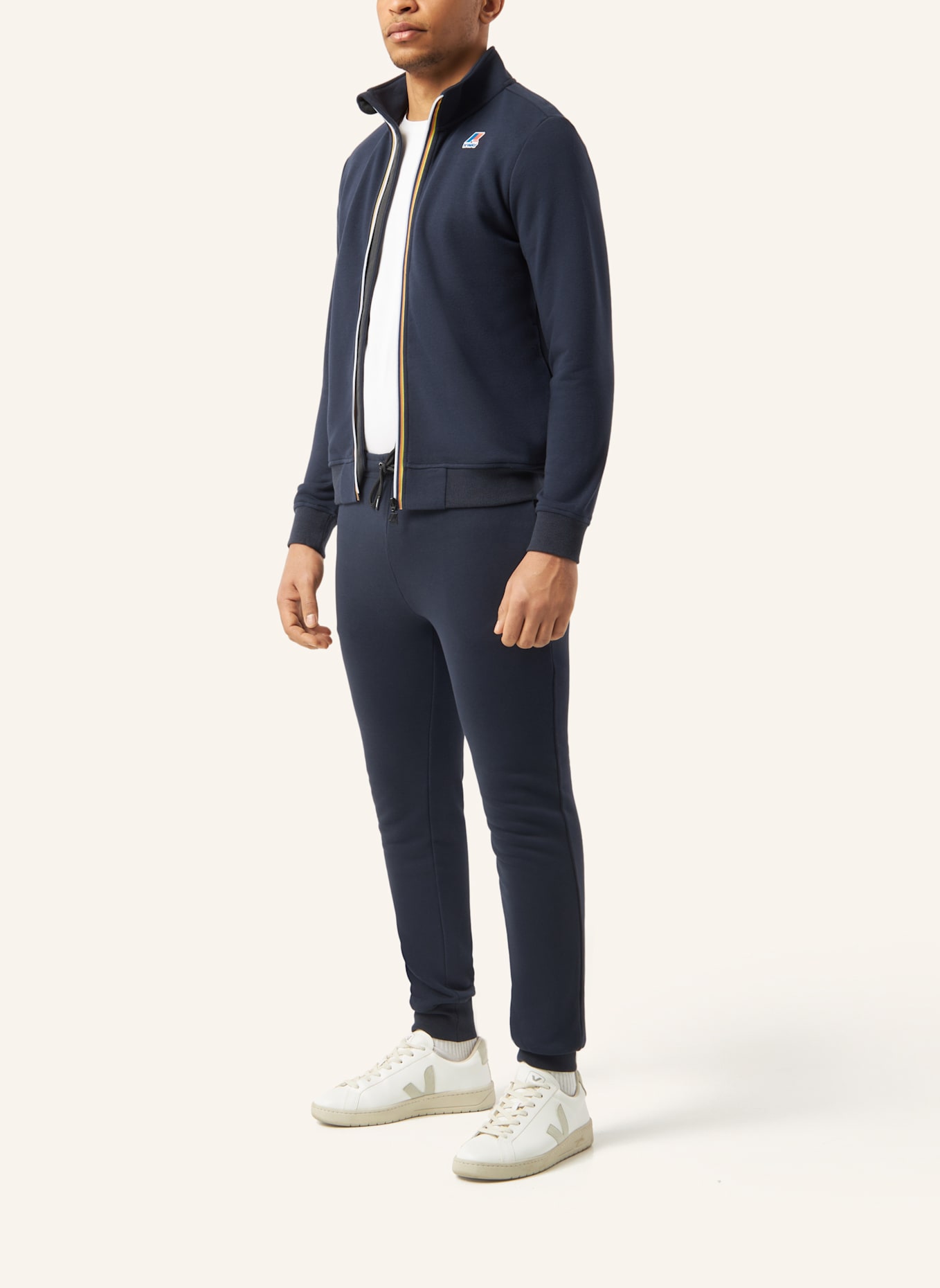 K-WAY Sweatjacke AUGUR POLY COTTON: BLAU