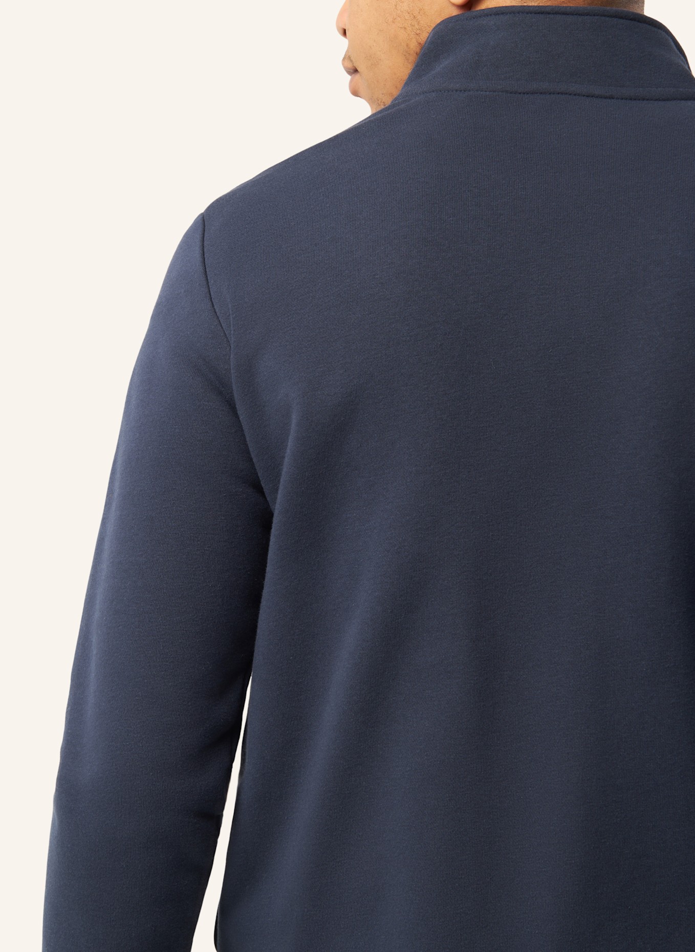 K-WAY Sweatjacke AUGUR POLY COTTON: BLAU