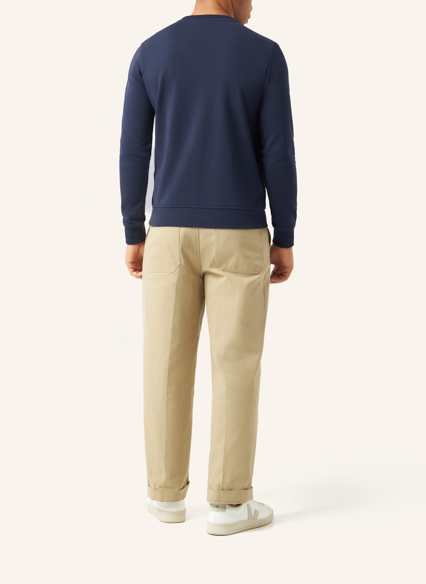 K-WAY Sweatshirt LE VRAI AUGUSTE POLY COTTON: BLAU