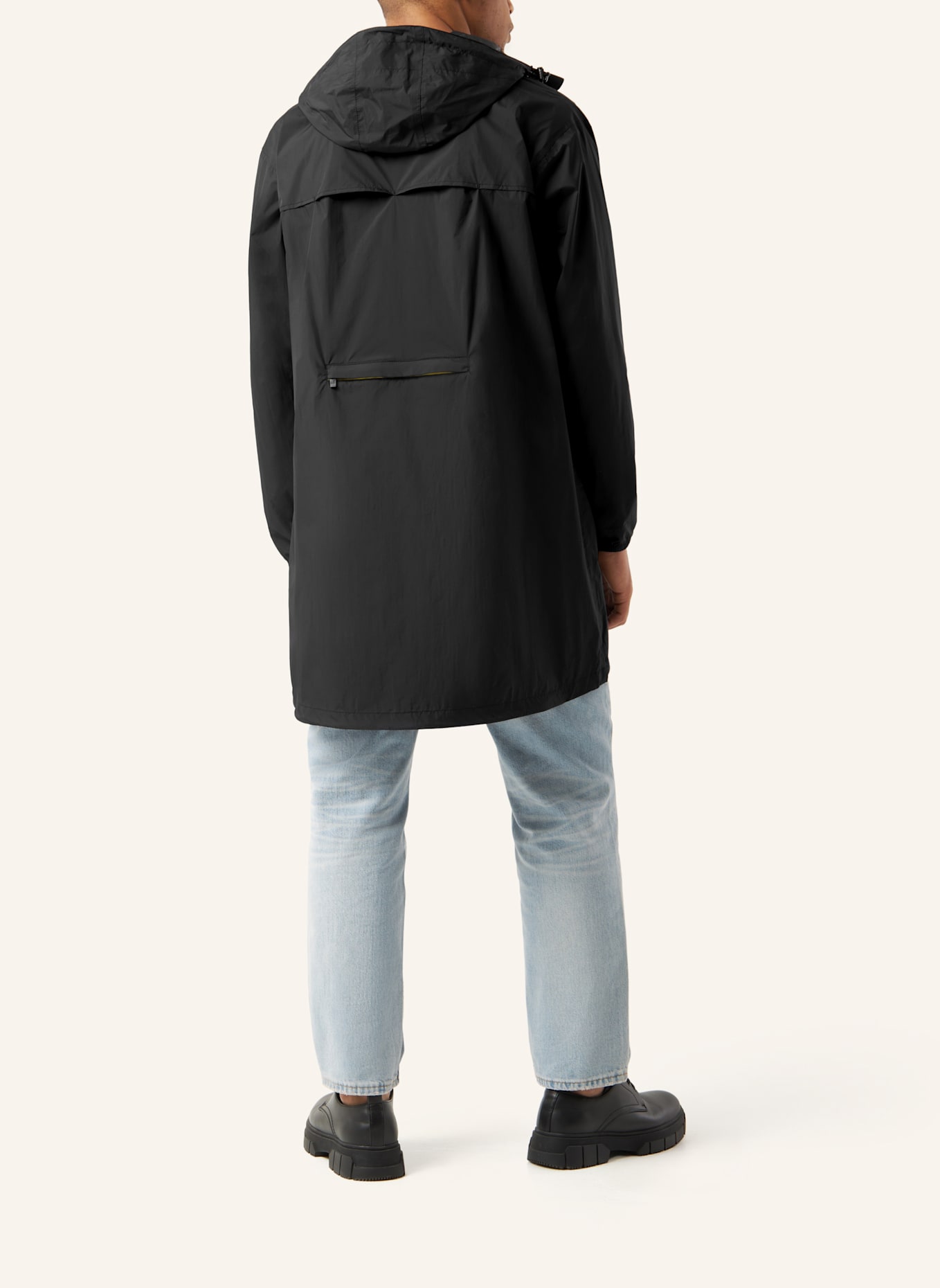 K-WAY Regenmantel LE VRAI 4.0 EIFFEL EAST: SCHWARZ