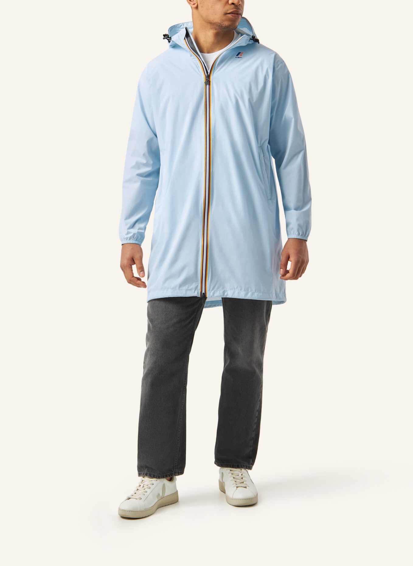 K-WAY Regenmantel LE VRAI 4.0 EIFFEL EAST: BLAU