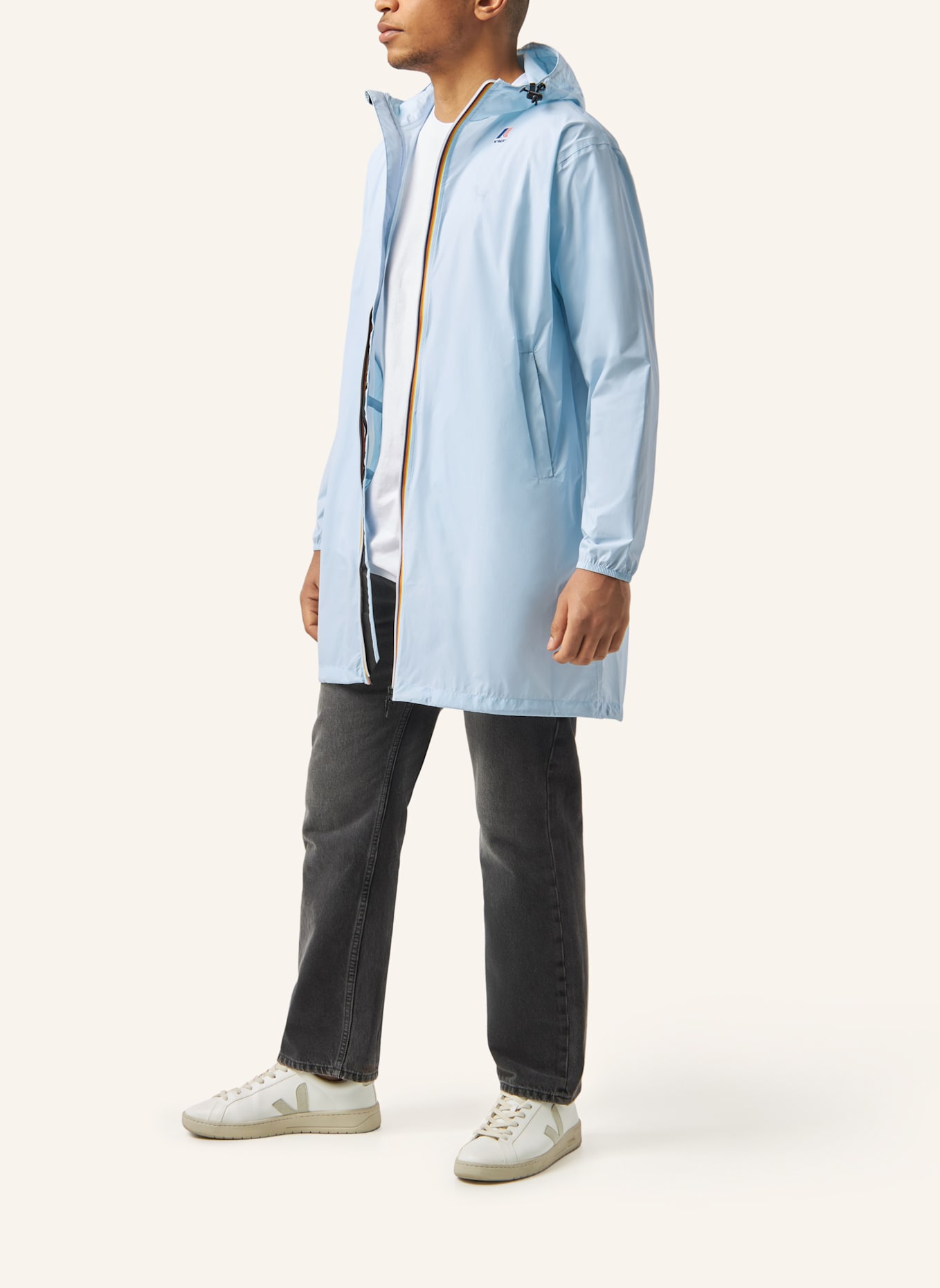 K-WAY Regenmantel LE VRAI 4.0 EIFFEL EAST: BLAU