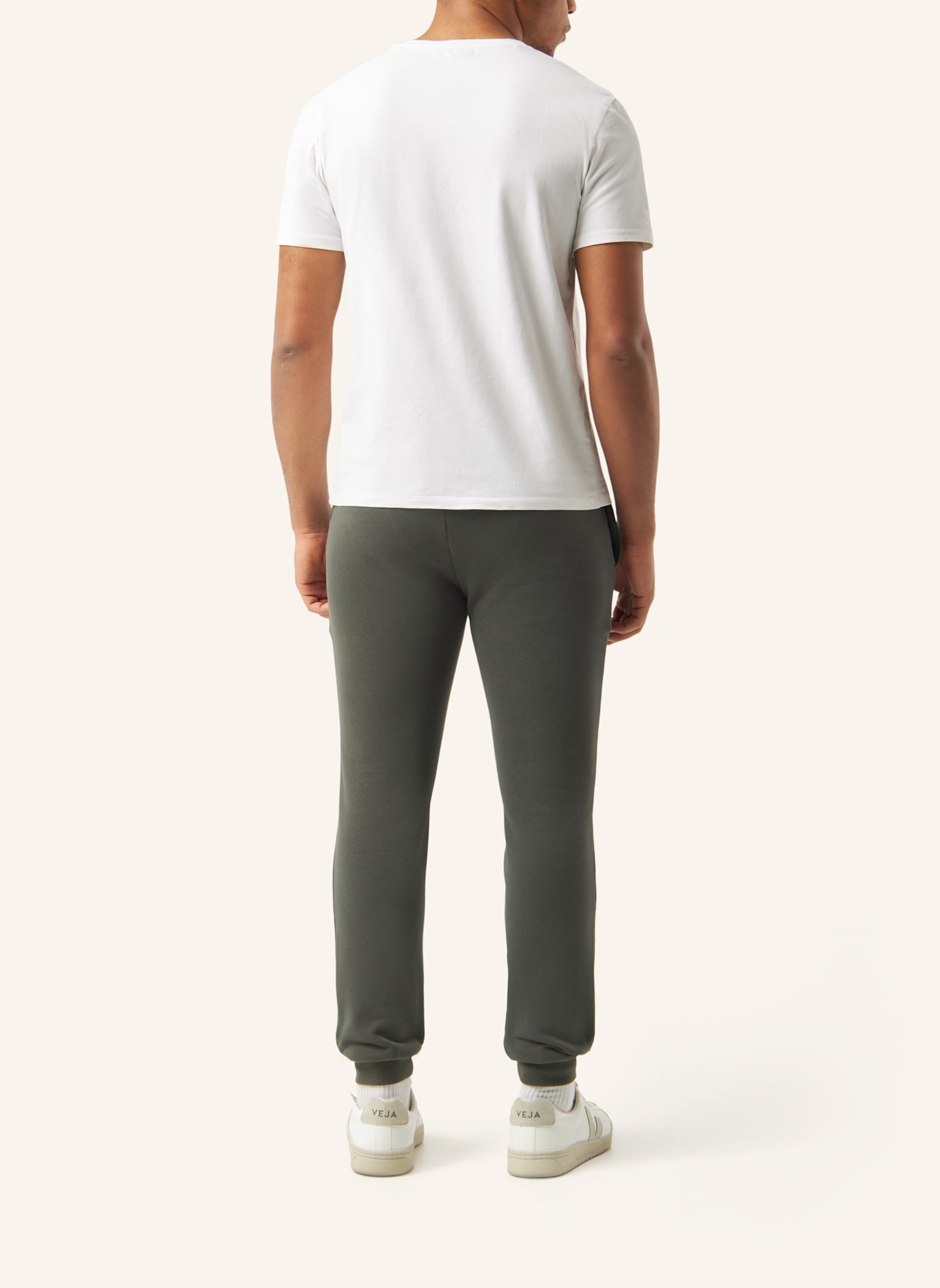 K-WAY Sweatpants LE VRAI BISHOP POLY COTTON: DUNKELGRÜN