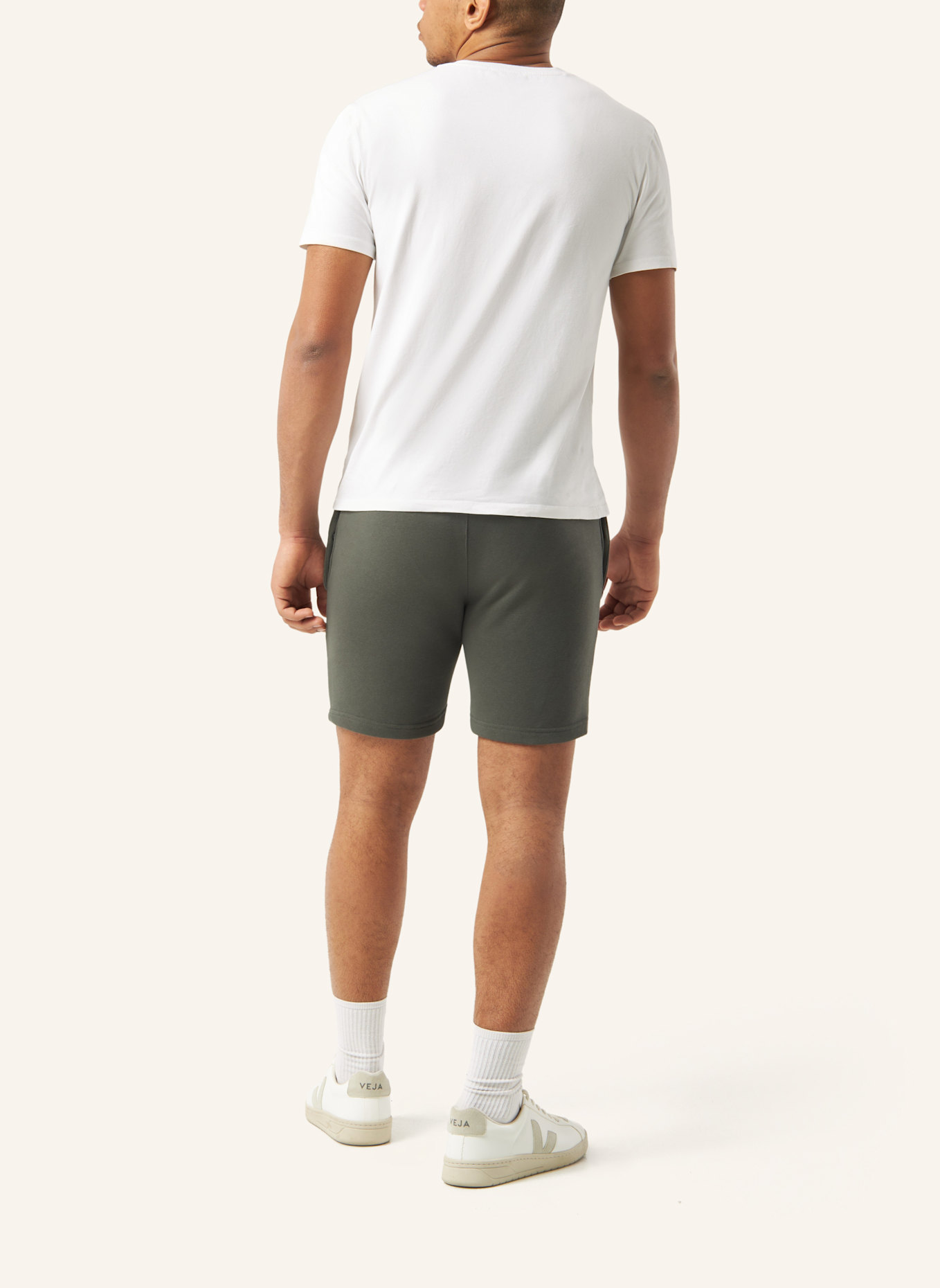 K-WAY Sweatshorts LE VRAI DORIAN POLY COTTON: DUNKELGRÜN