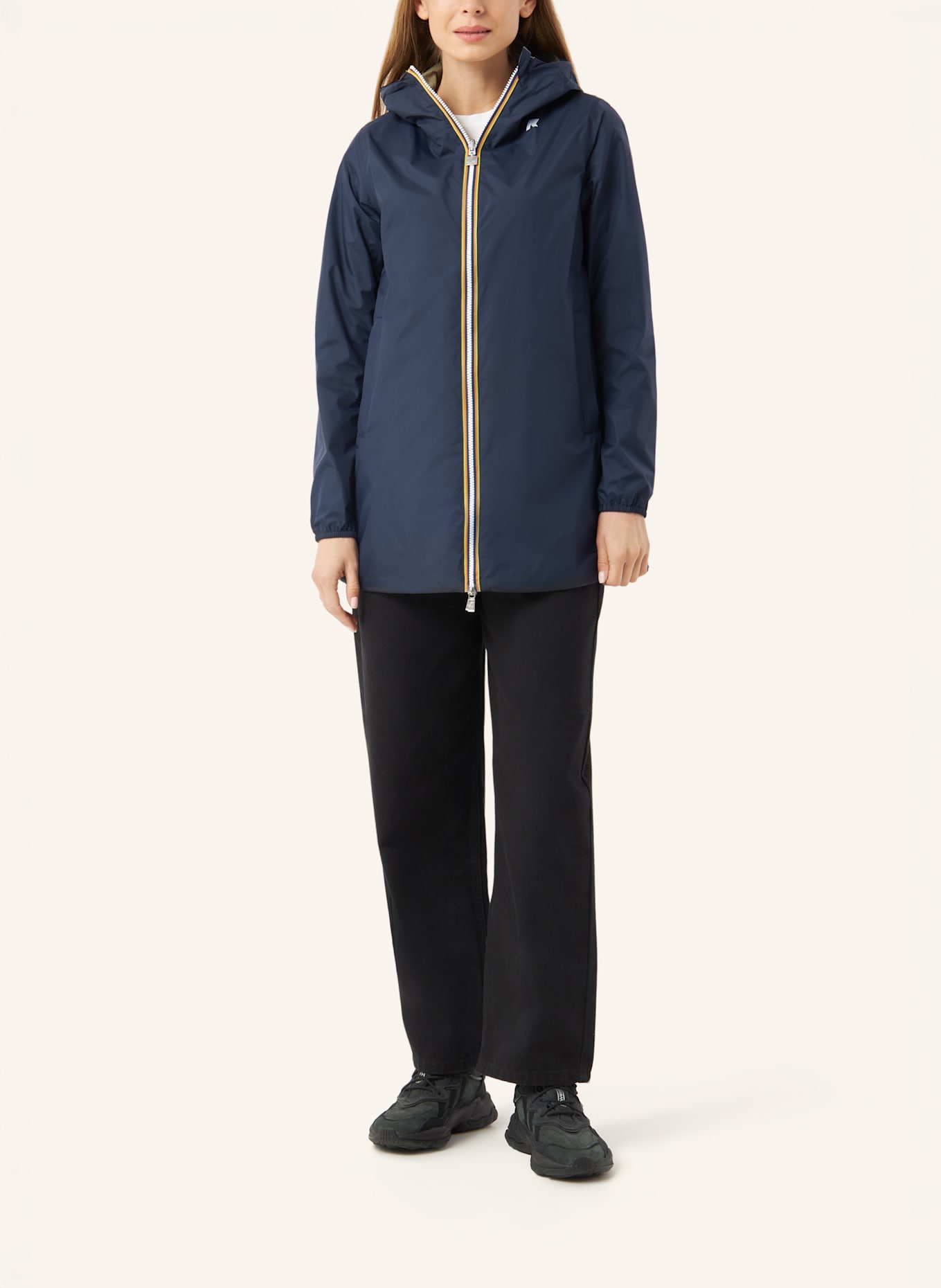 K-WAY Funktionsjacke SOPHIE PLUS 2 DOUBLE zum Wenden: BLAU/ GRÜN