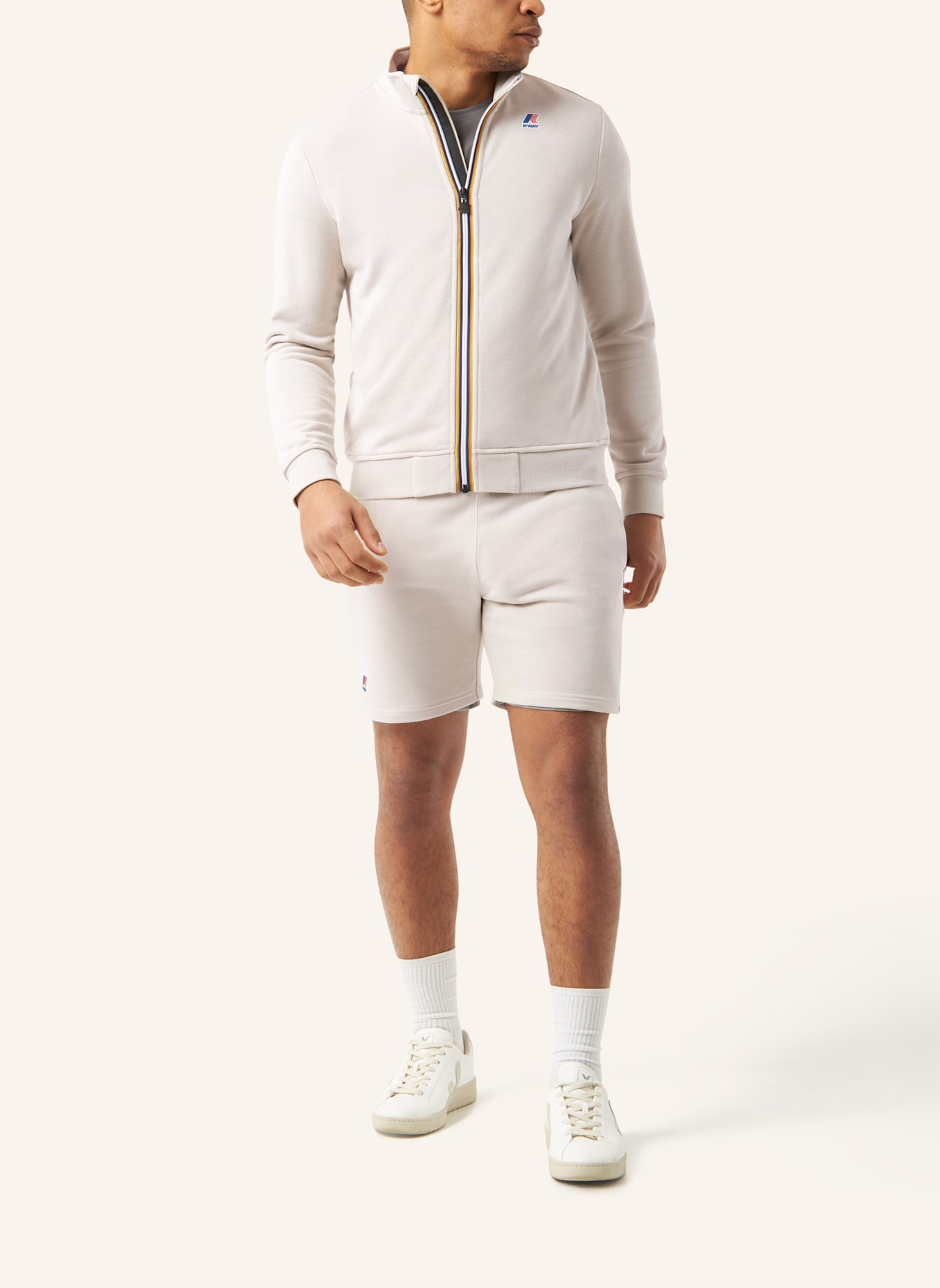 K-WAY Sweatjacke AUGUR POLY COTTON: BEIGE