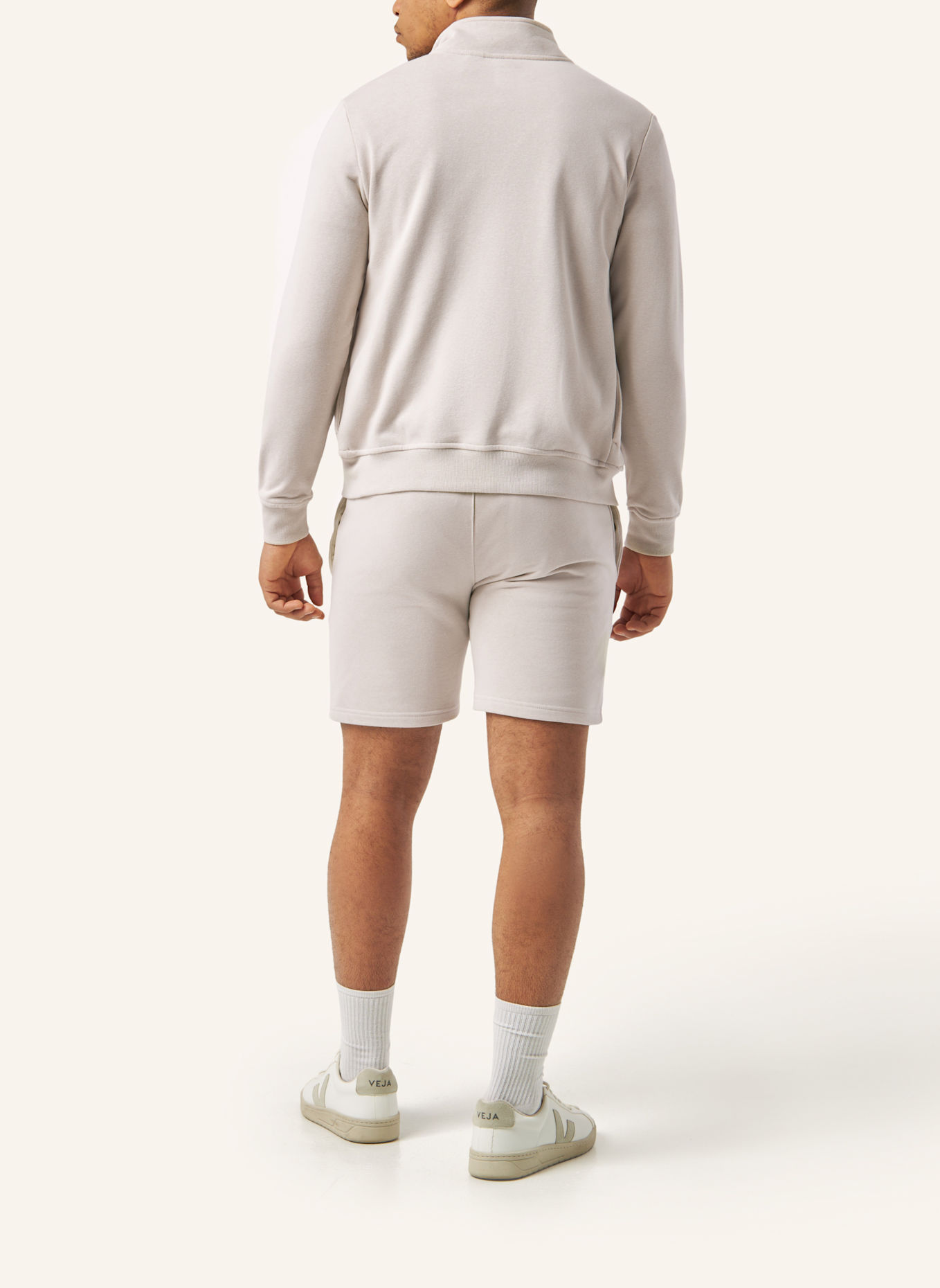 K-WAY Sweatjacke AUGUR POLY COTTON: BEIGE