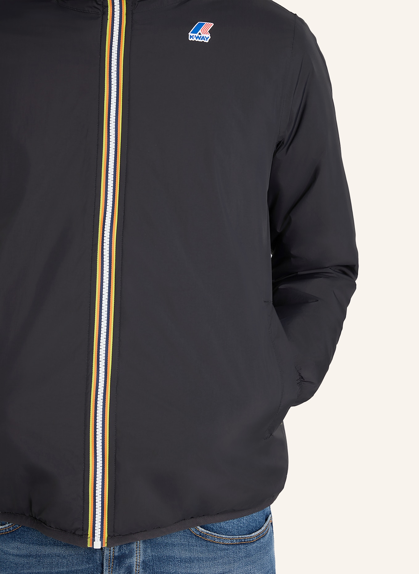 K-WAY Funktionsjacke LE VRAI 4.0 CLAUDE ORSETTO: SCHWARZ