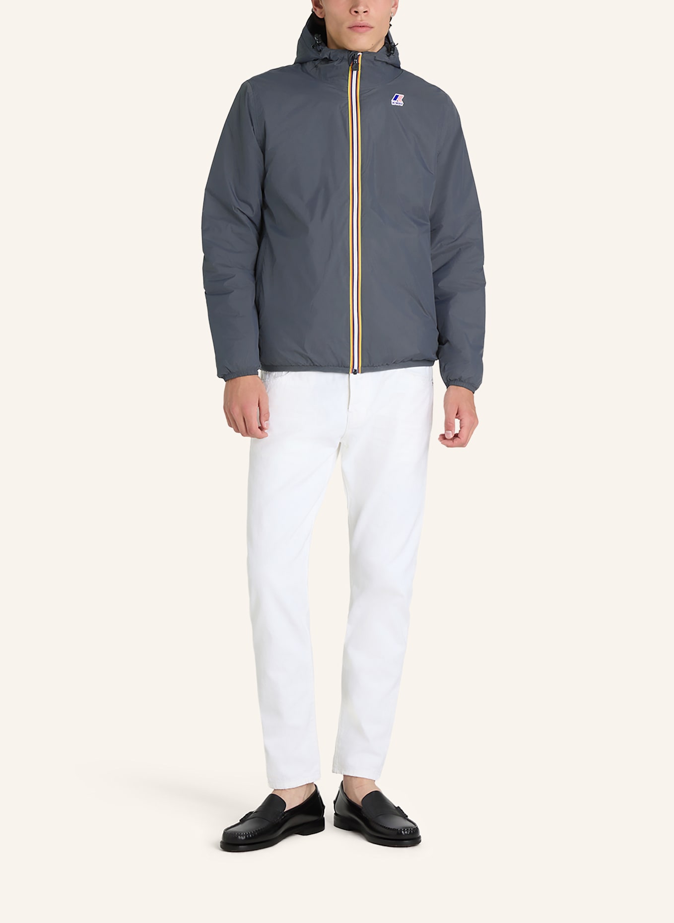 K-WAY Funktionsjacke LE VRAI 4.0 CLAUDE WARM: DUNKELGRAU