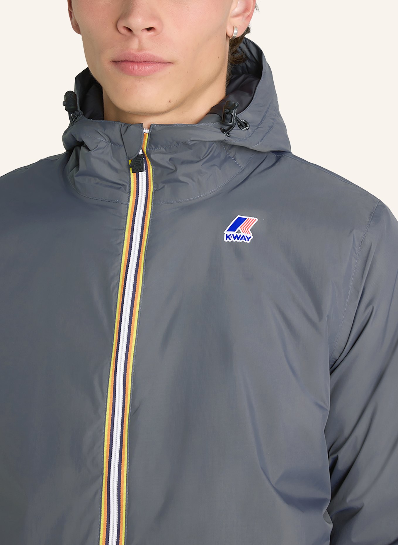 K-WAY Funktionsjacke LE VRAI 4.0 CLAUDE WARM: DUNKELGRAU