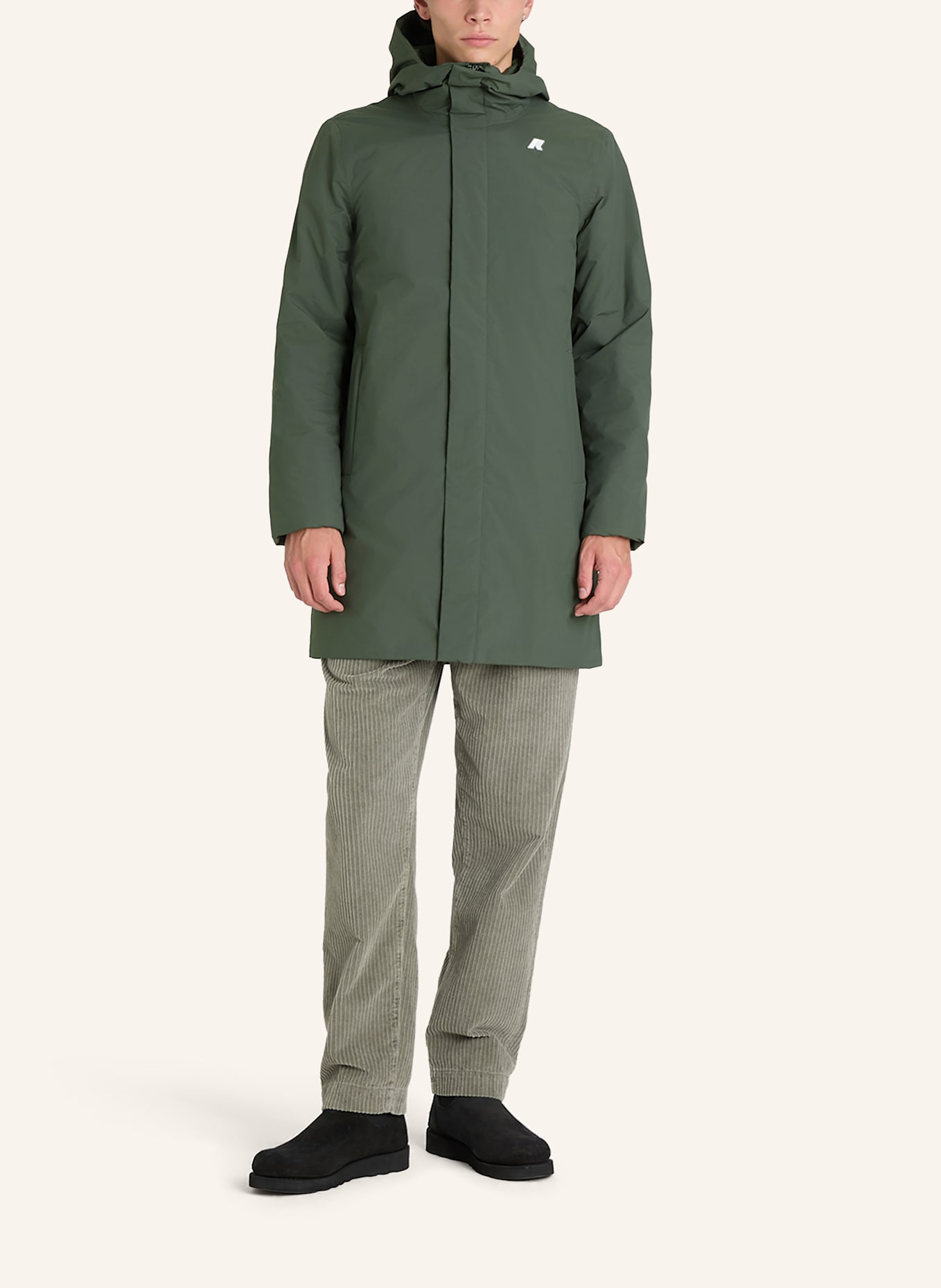 K-WAY Winterjacke THOMAS WARM OTTOMAN: DUNKELGRÜN