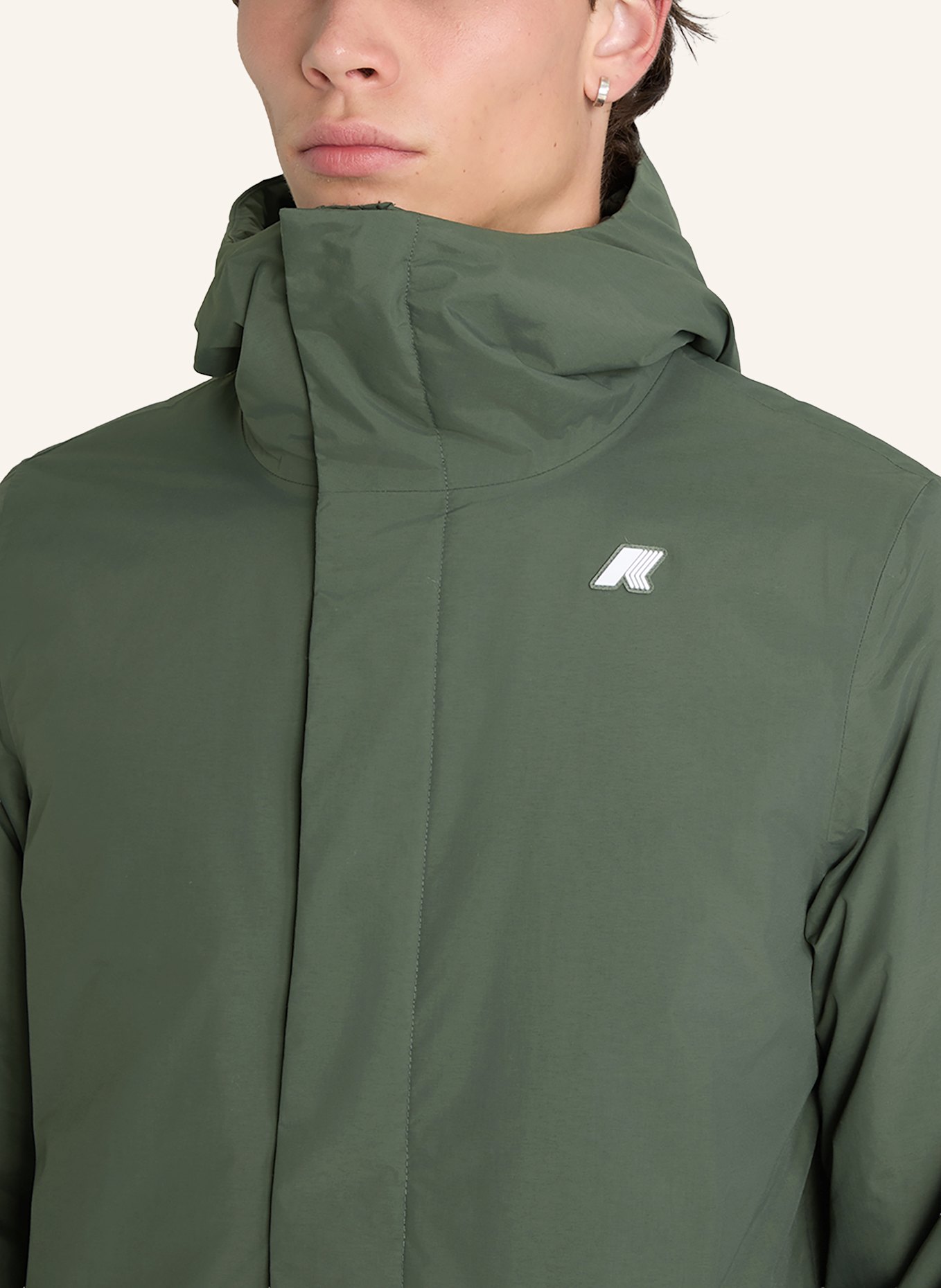 K-WAY Winterjacke THOMAS WARM OTTOMAN: DUNKELGRÜN