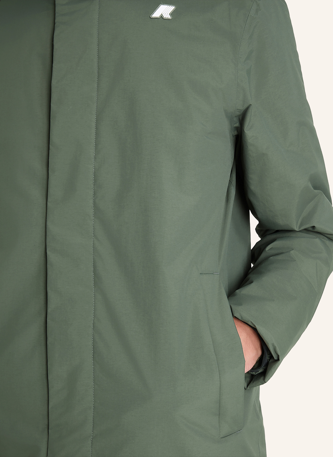 K-WAY Winterjacke THOMAS WARM OTTOMAN: DUNKELGRÜN