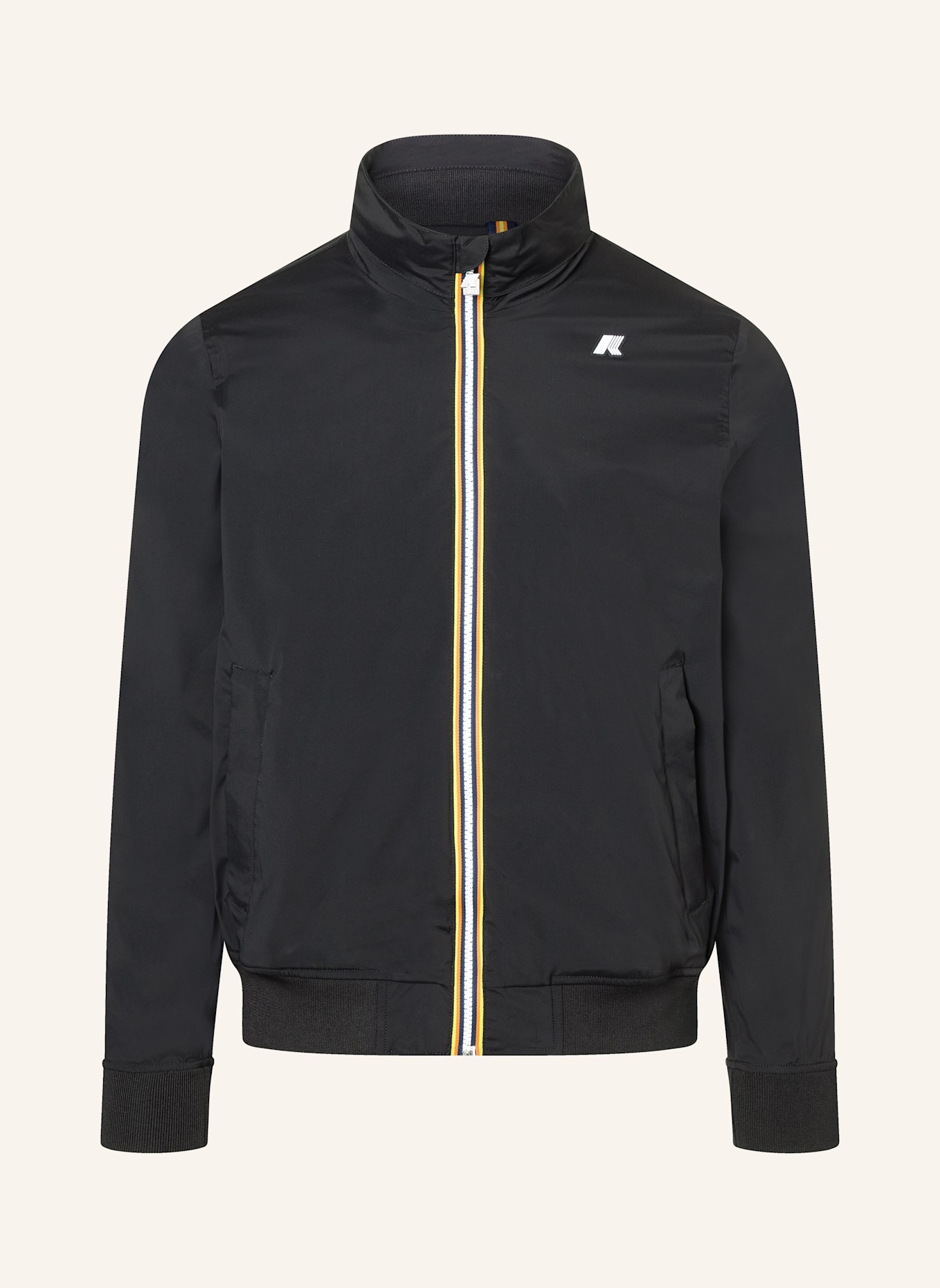 K-WAY Funktionsjacke AMAURY STRETCH NYLON JERSEY: SCHWARZ