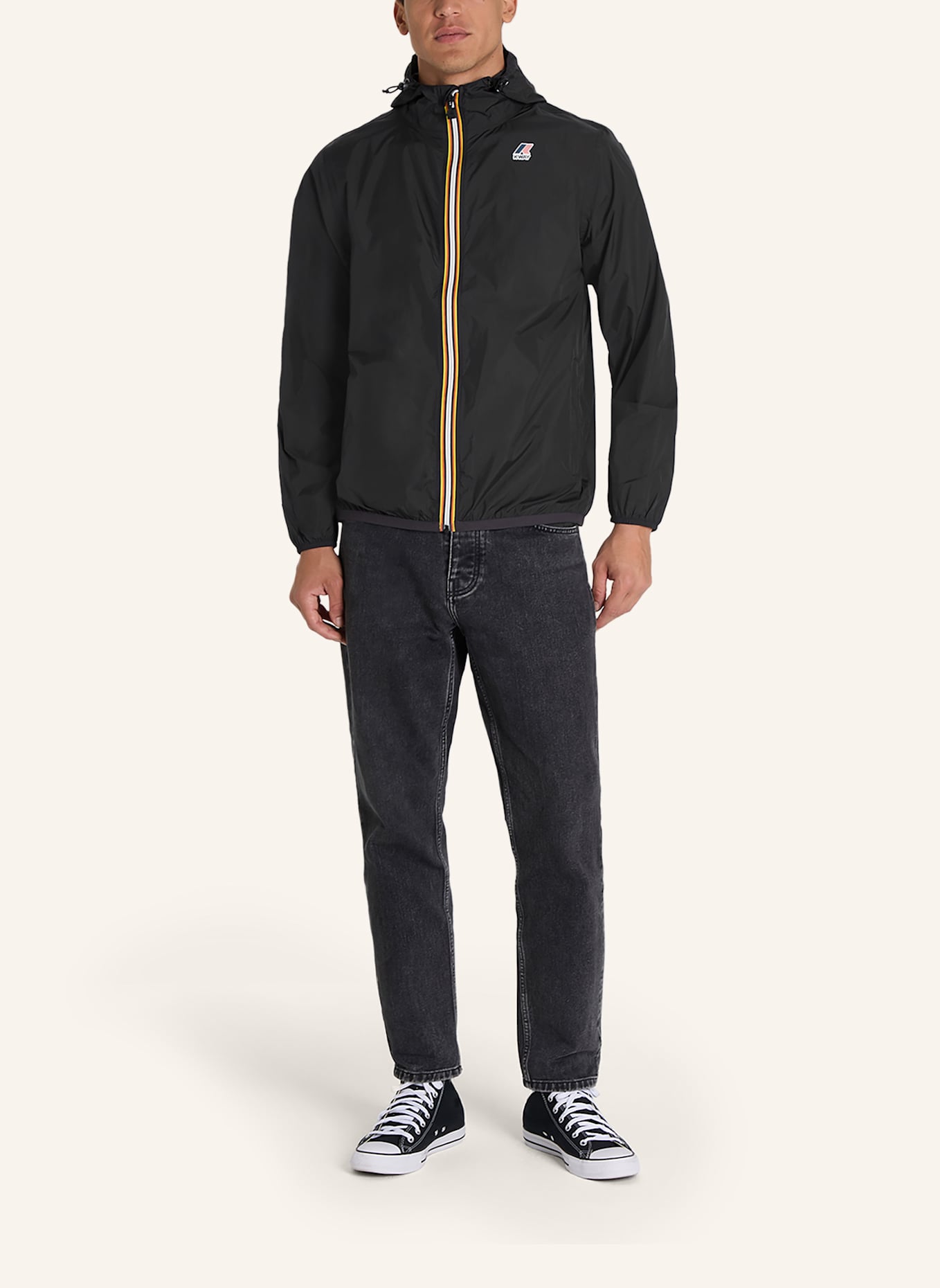 K-WAY Funktionsjacke LE VRAI 4.0 CLAUDE: SCHWARZ