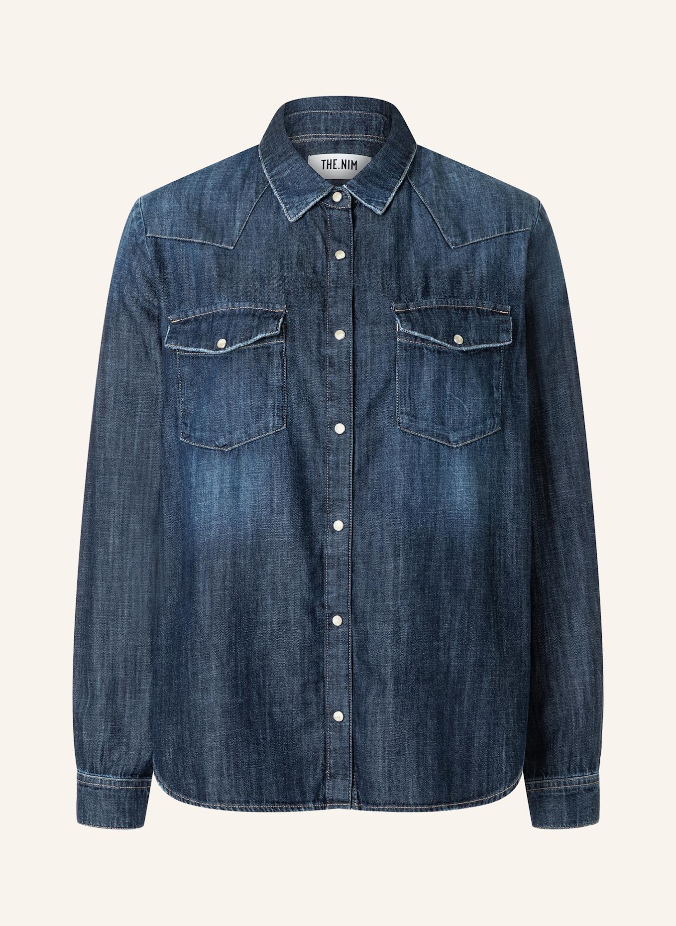 THE.NIM STANDARD Hemd WOMAN REGULAR SHIRT: GRAU